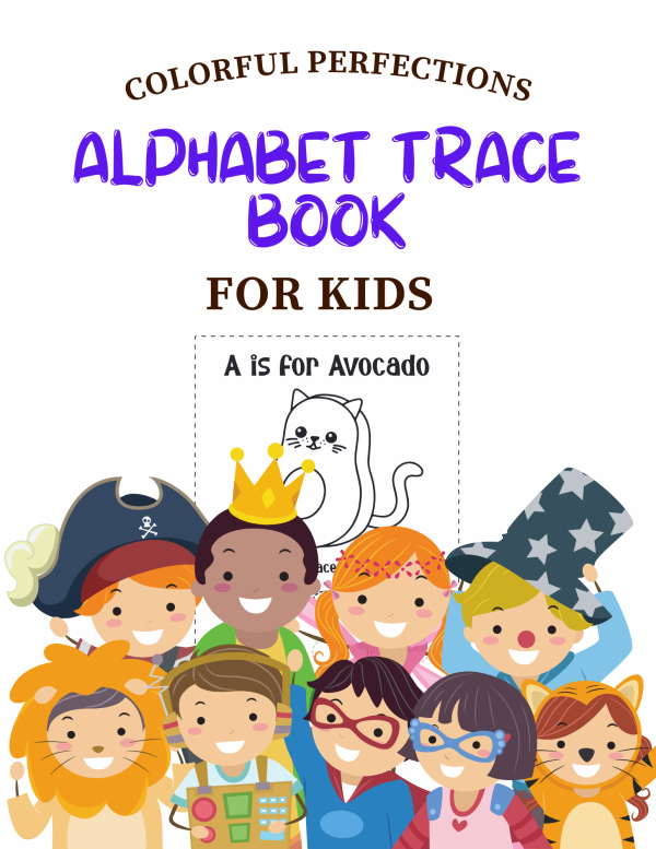 COLORFUL PERFECTION ALPHABET TRACE BOOK FOR KIDS