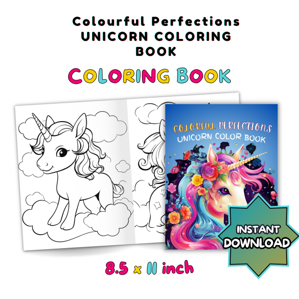 COLORFUL PERFECTION UNICORN COLORING BOOK - Image 8