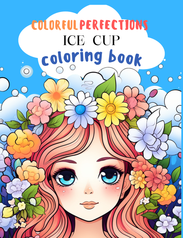 CUTE CUPCAKE Coloring book by Colorful perfection