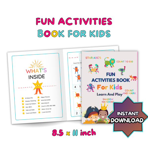 FUN ACTIVITIES BOOK For Kids - Image 8