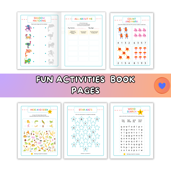 FUN ACTIVITIES BOOK For Kids - Image 7