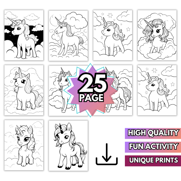 COLORFUL PERFECTION UNICORN FANTASY COLORING BOOK - Image 6