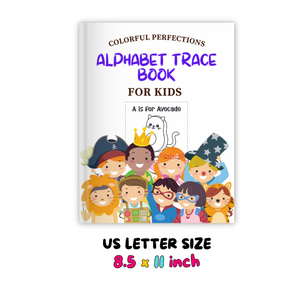 COLORFUL PERFECTION ALPHABET TRACE BOOK FOR KIDS - Image 3