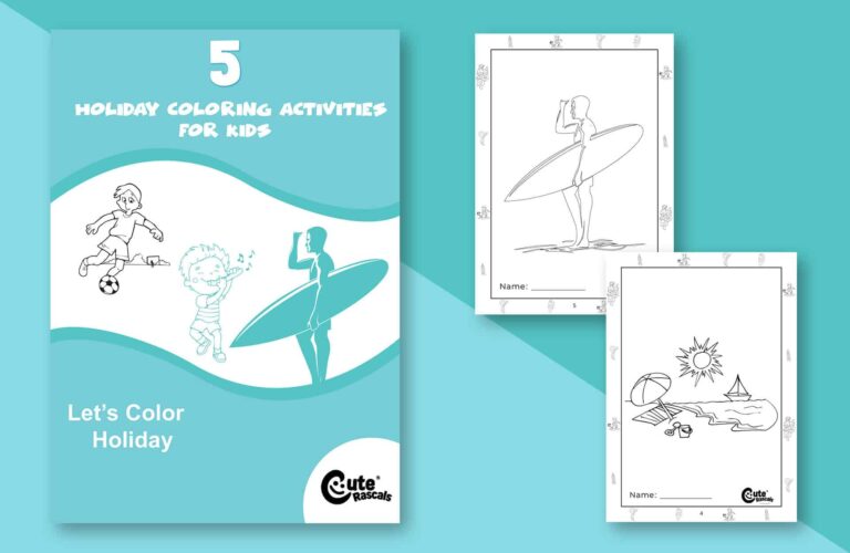 5 Refreshing Holiday Coloring Pages for Kids to Enjoy