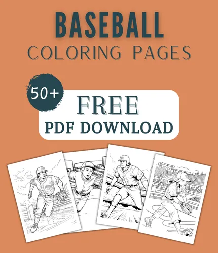 47 Baseball Coloring Pages For Kids & Adults (FREE DOWNLOAD)