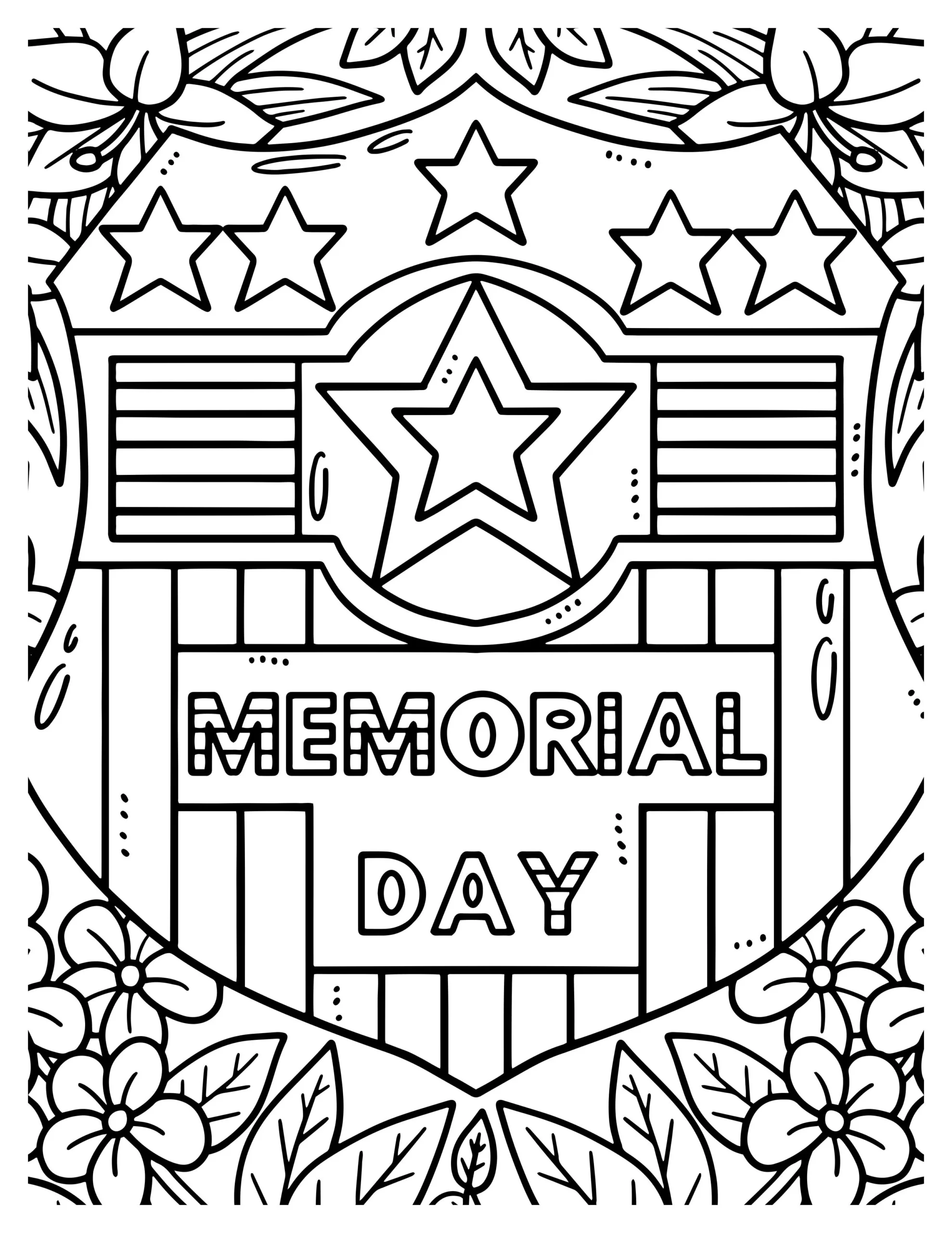 4th of July Coloring Pages