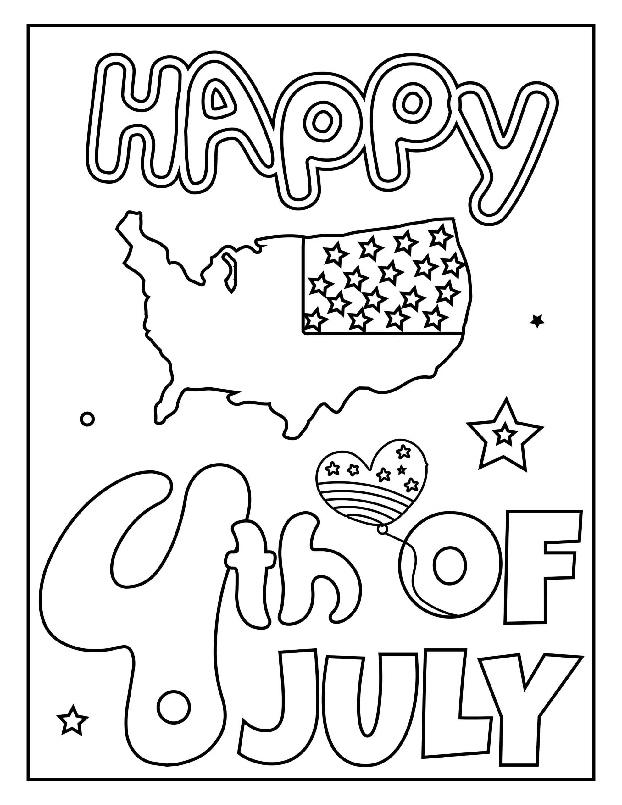 United States Map Celebration