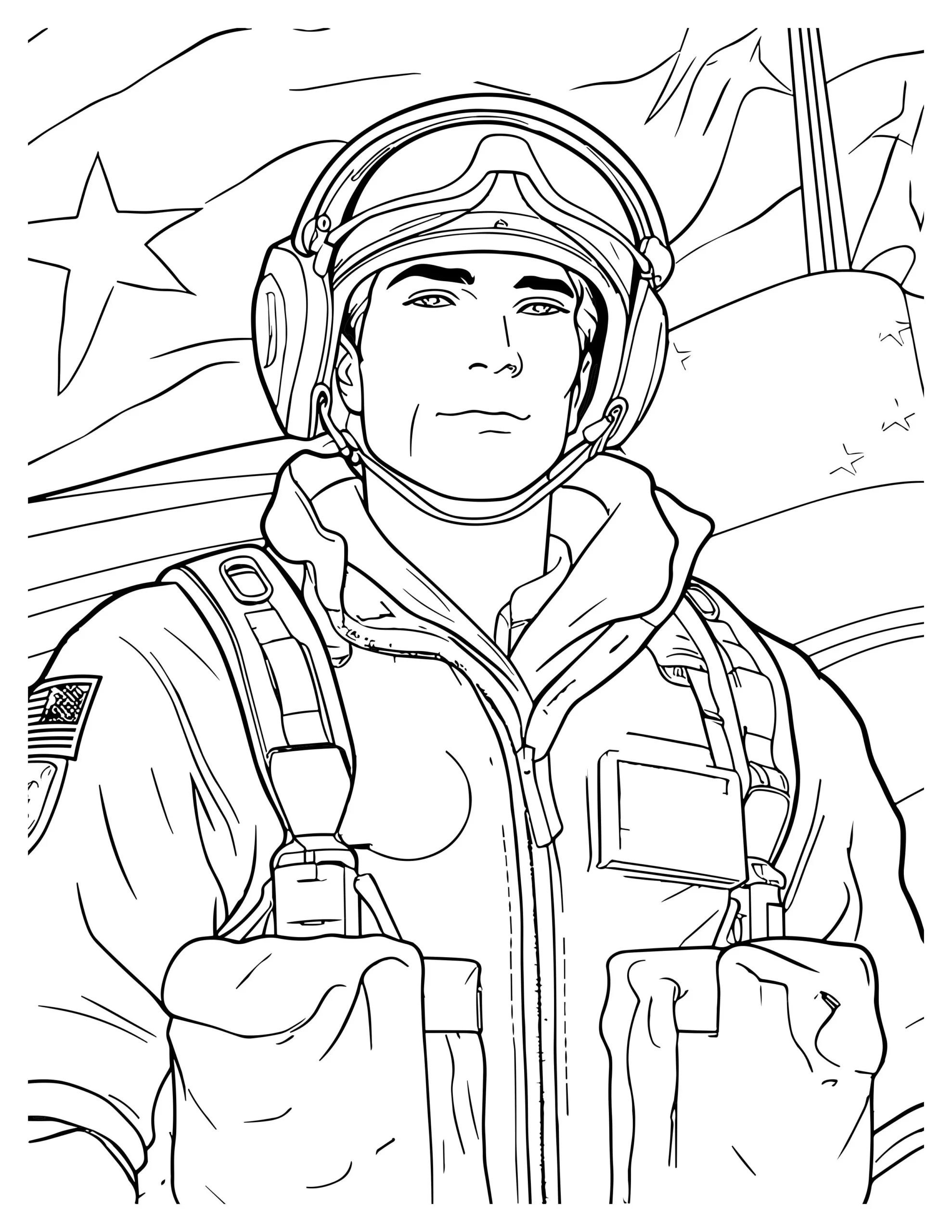 Brave Pilot In Flight Gear