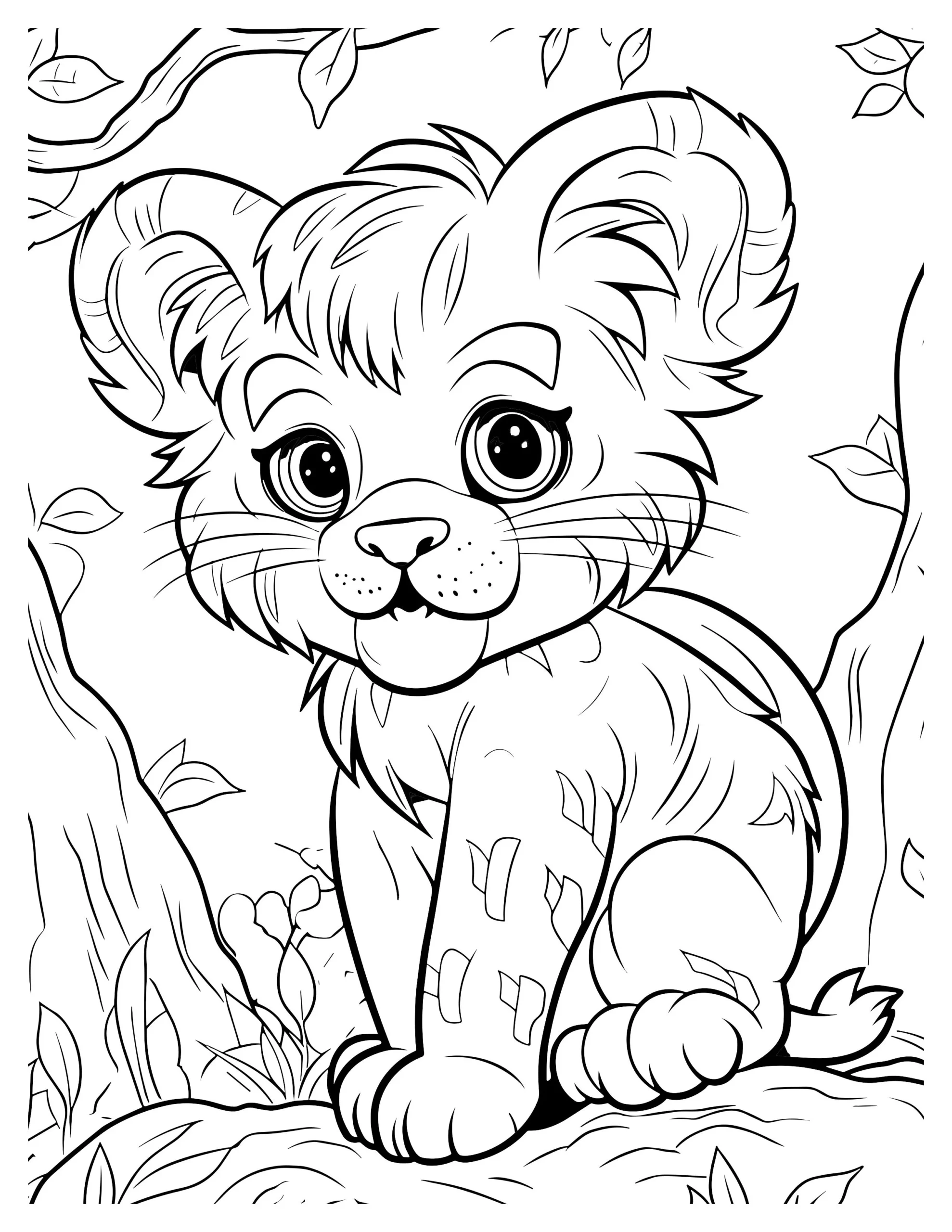 Baby Animal Coloring pages