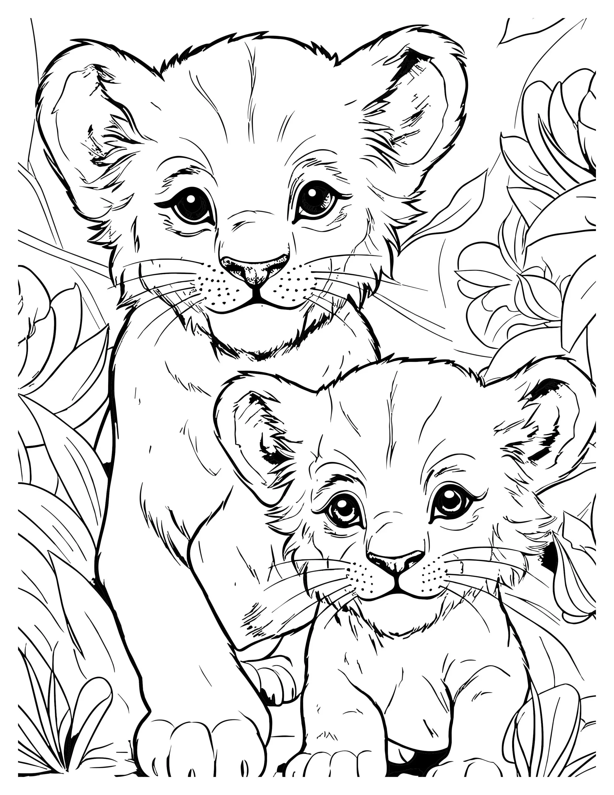 Baby Animal Coloring pages