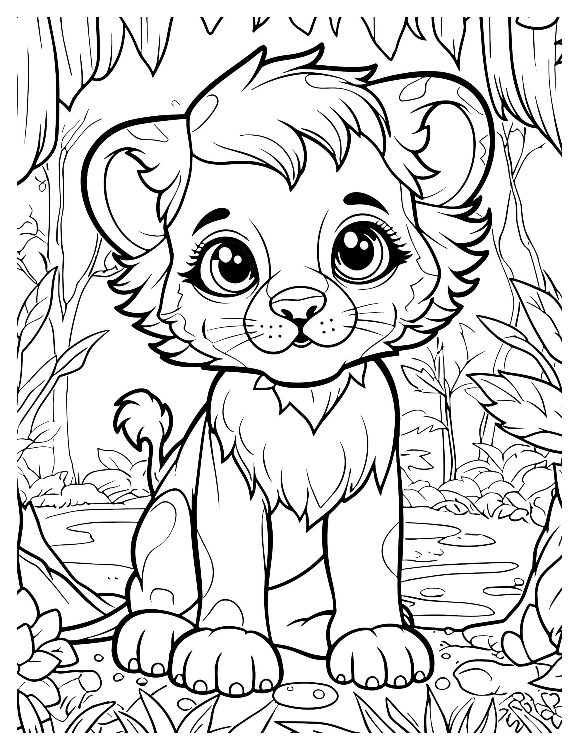 Baby Animal Coloring pages