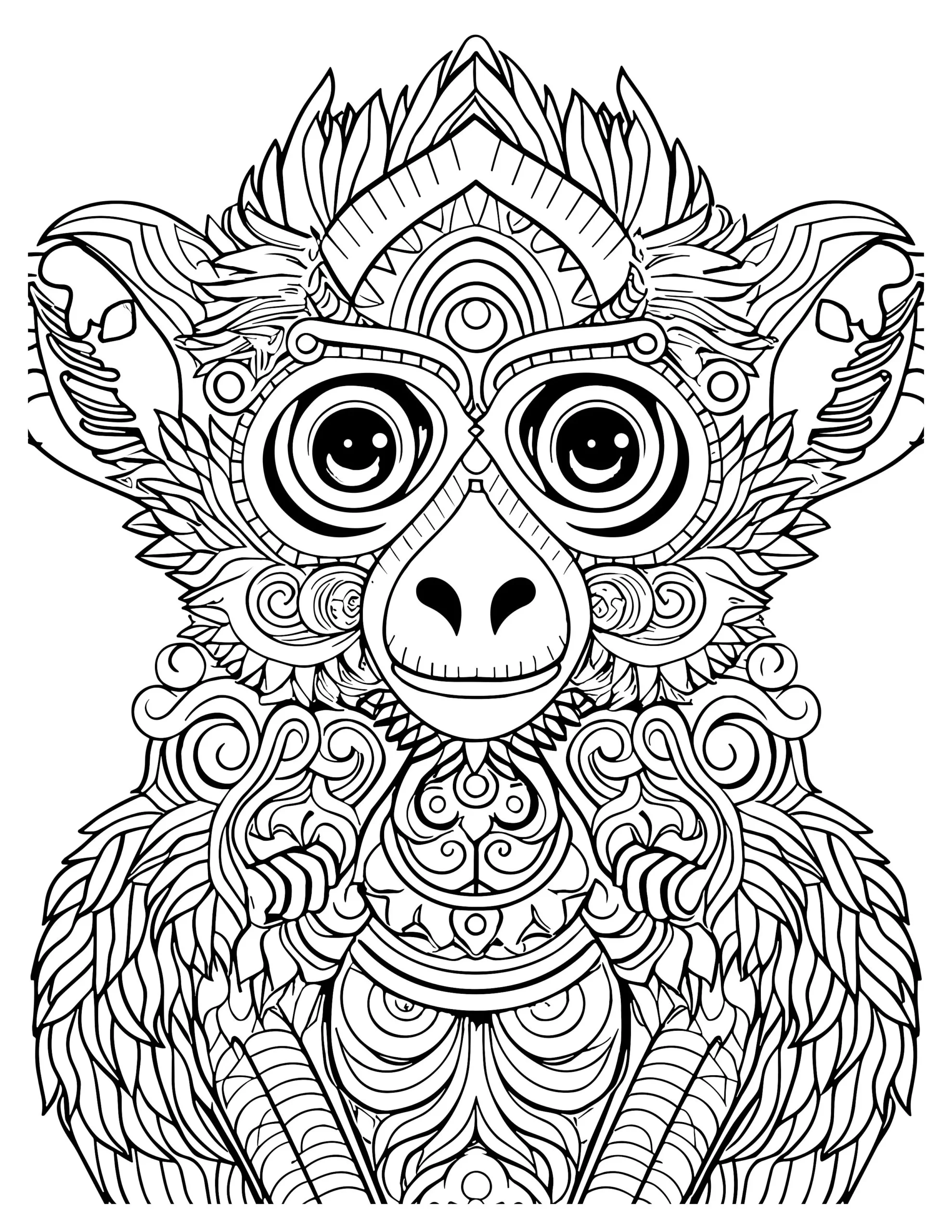 Intricate Baby Monkey