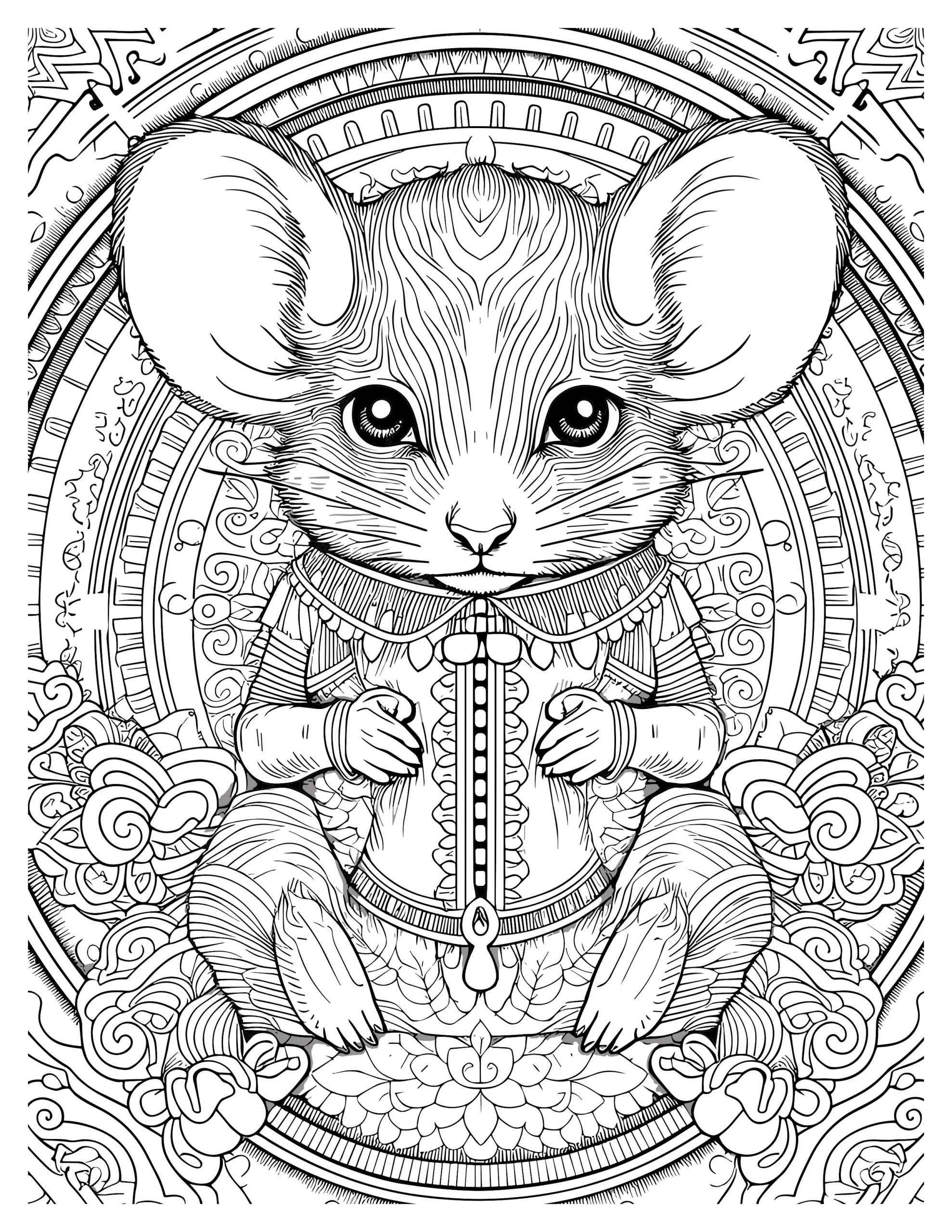 Intricate Baby Mouse