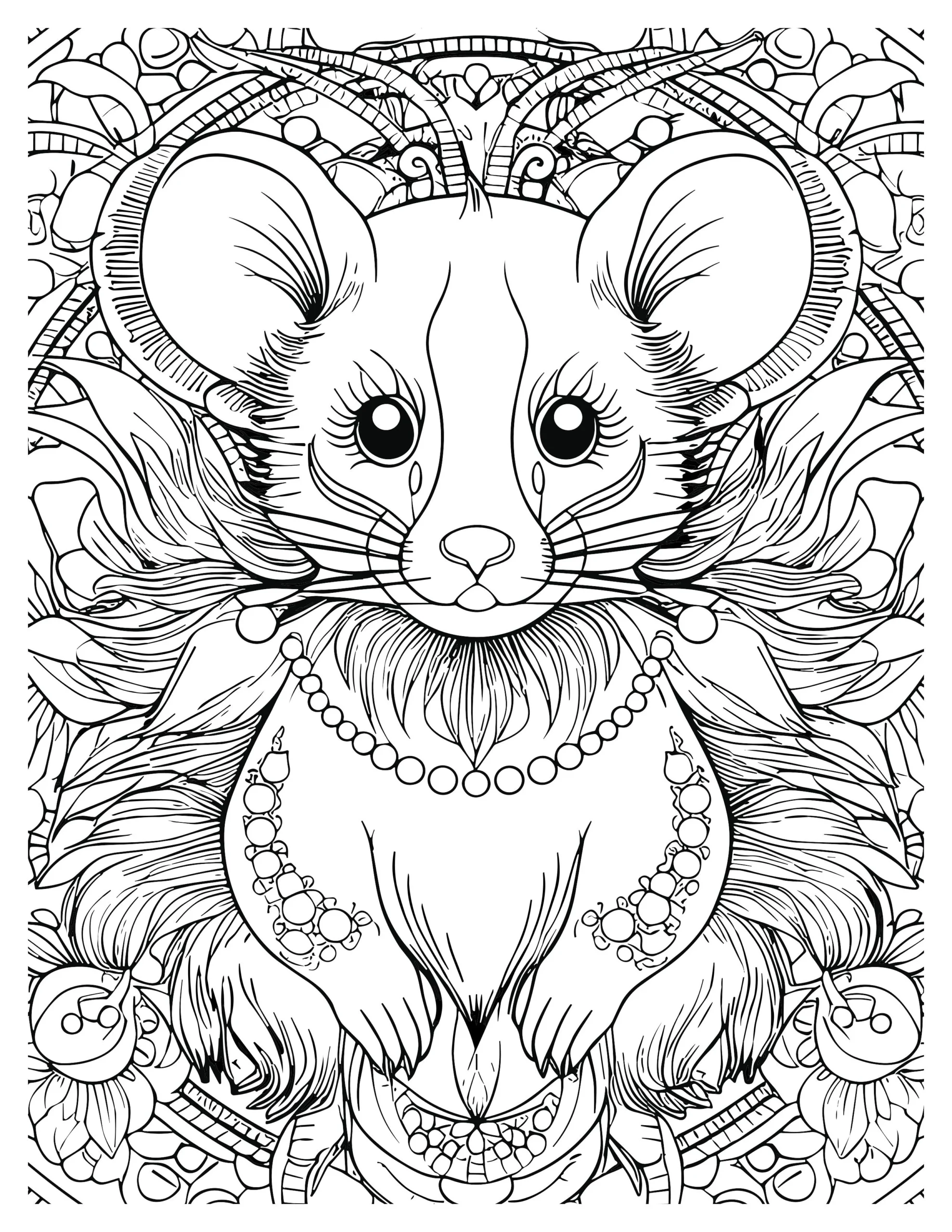 Detailed Mouse With Beads