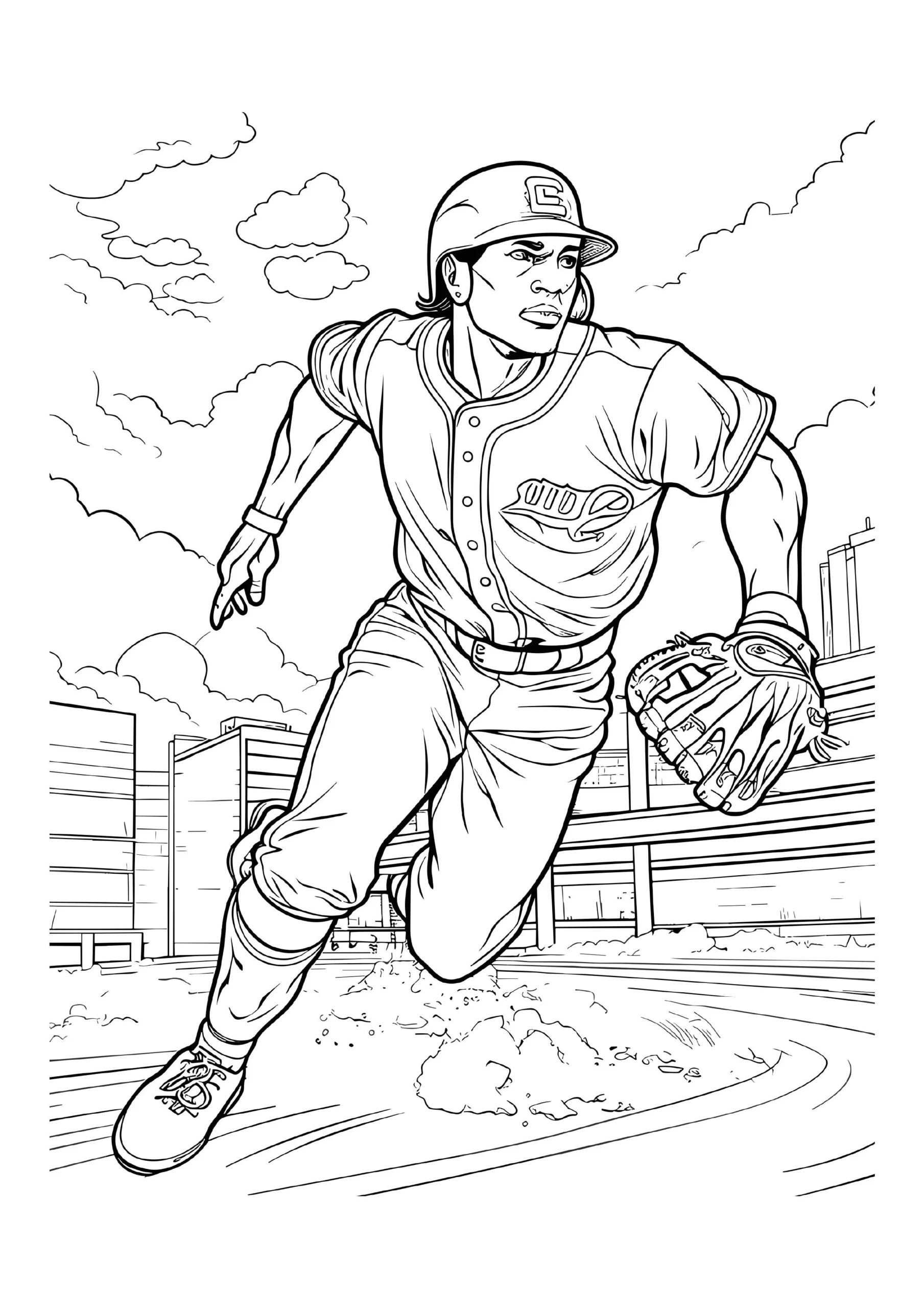 Baseball Coloring Pages