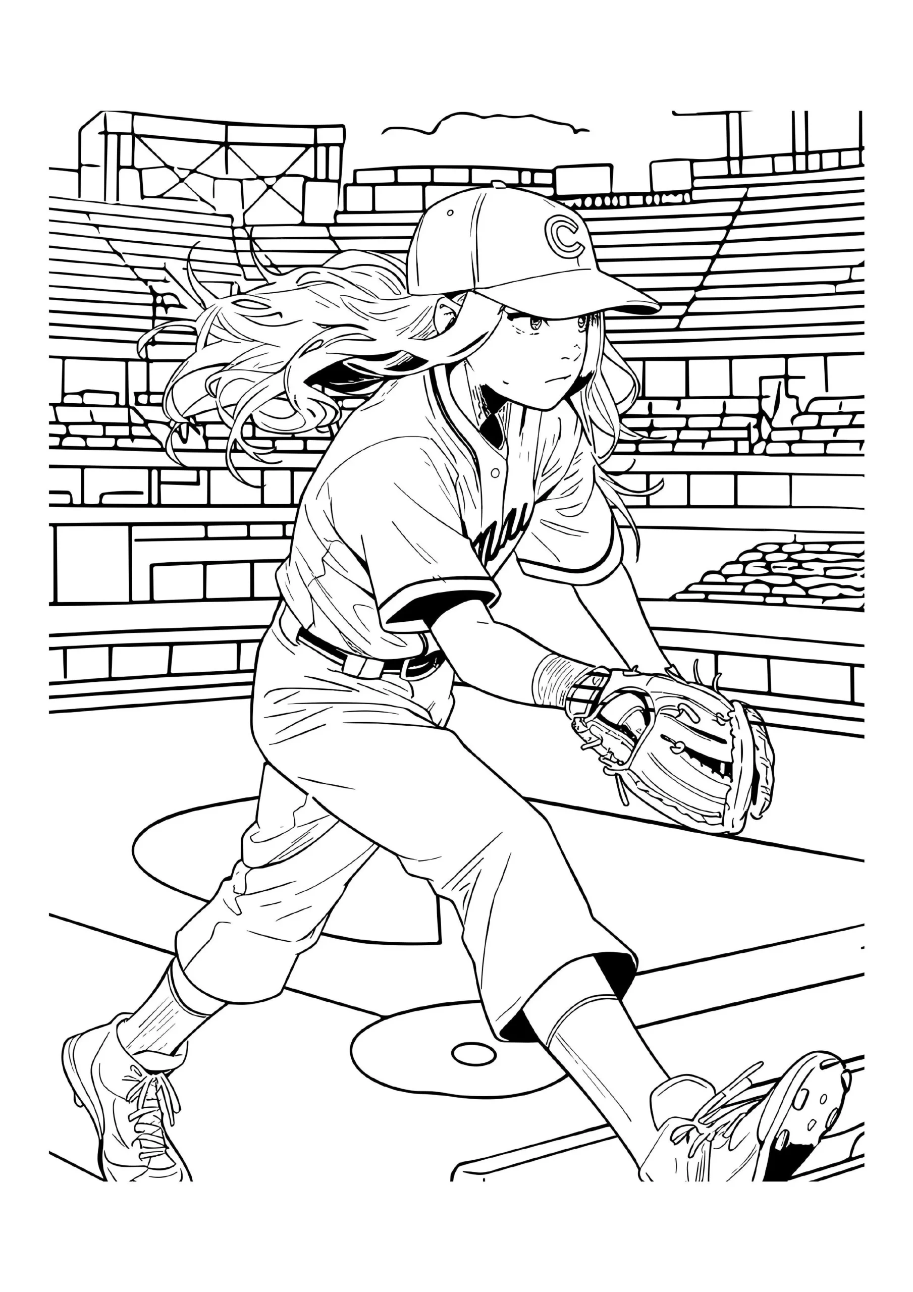 Baseball Coloring Pages