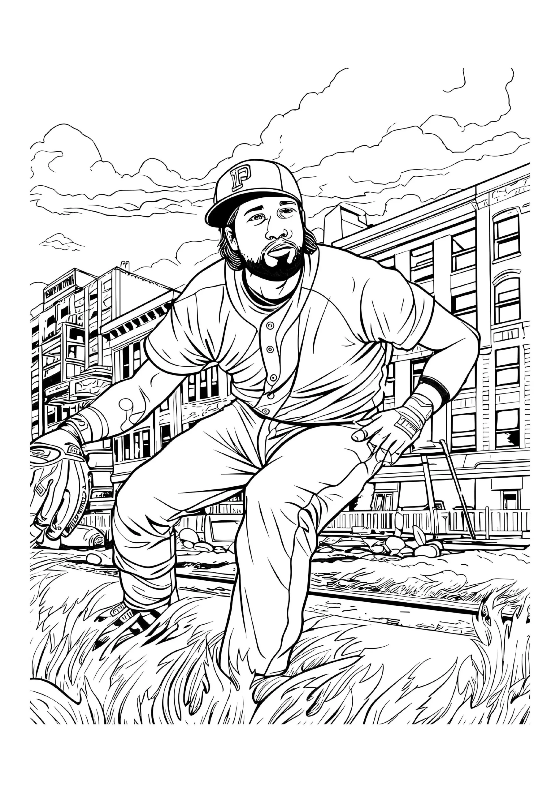 Baseball Coloring Pages