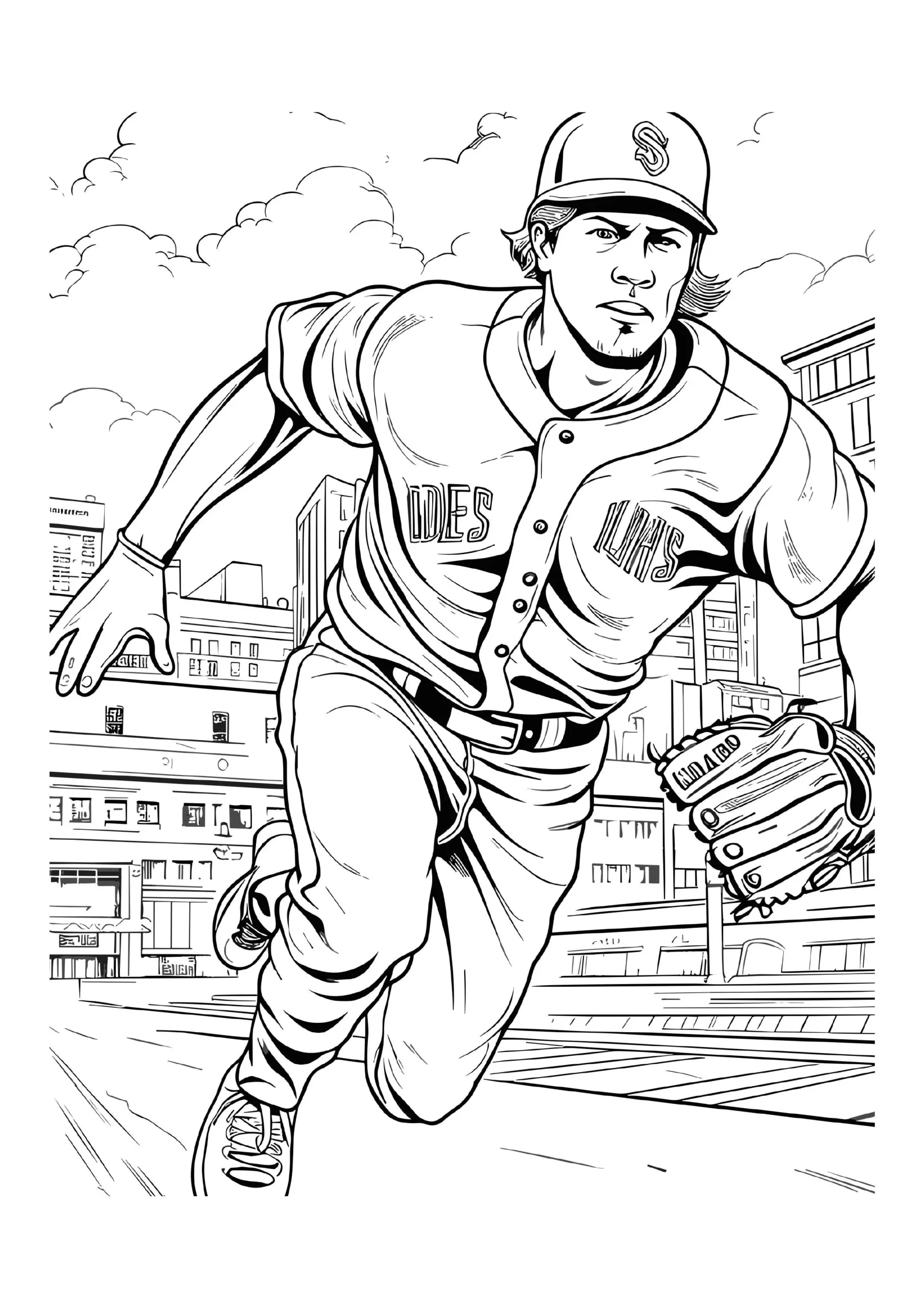 Baseball Coloring Pages