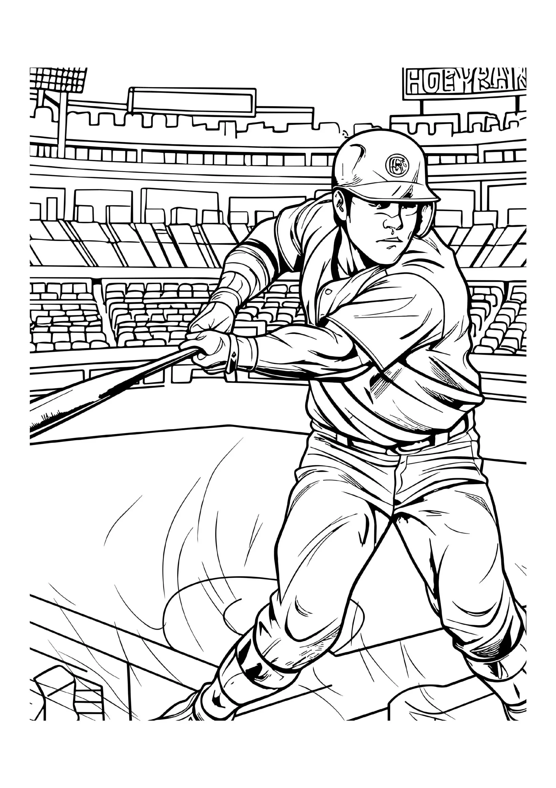 Baseball Coloring Pages