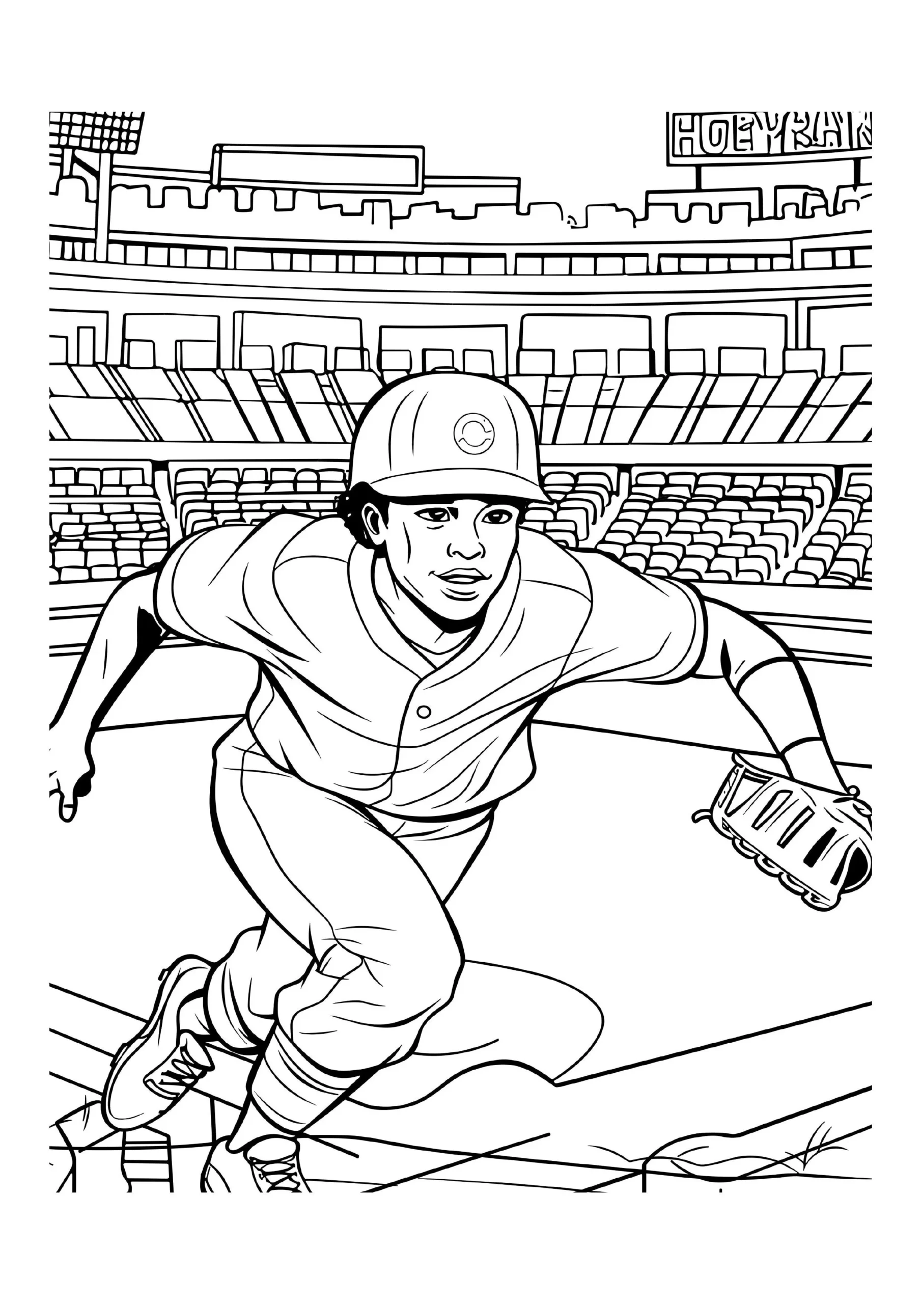 Baseball Coloring Pages