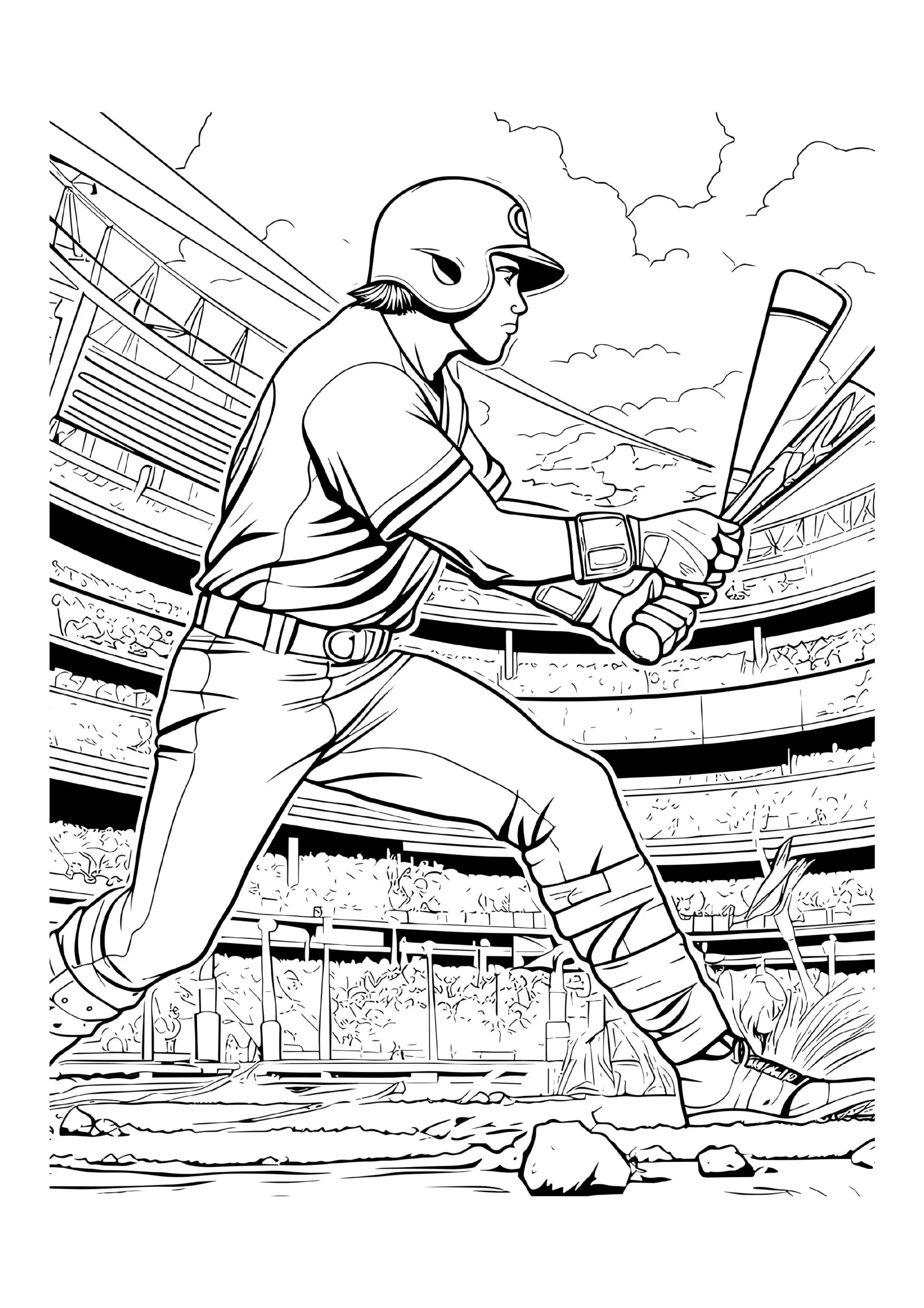 Baseball Coloring Pages