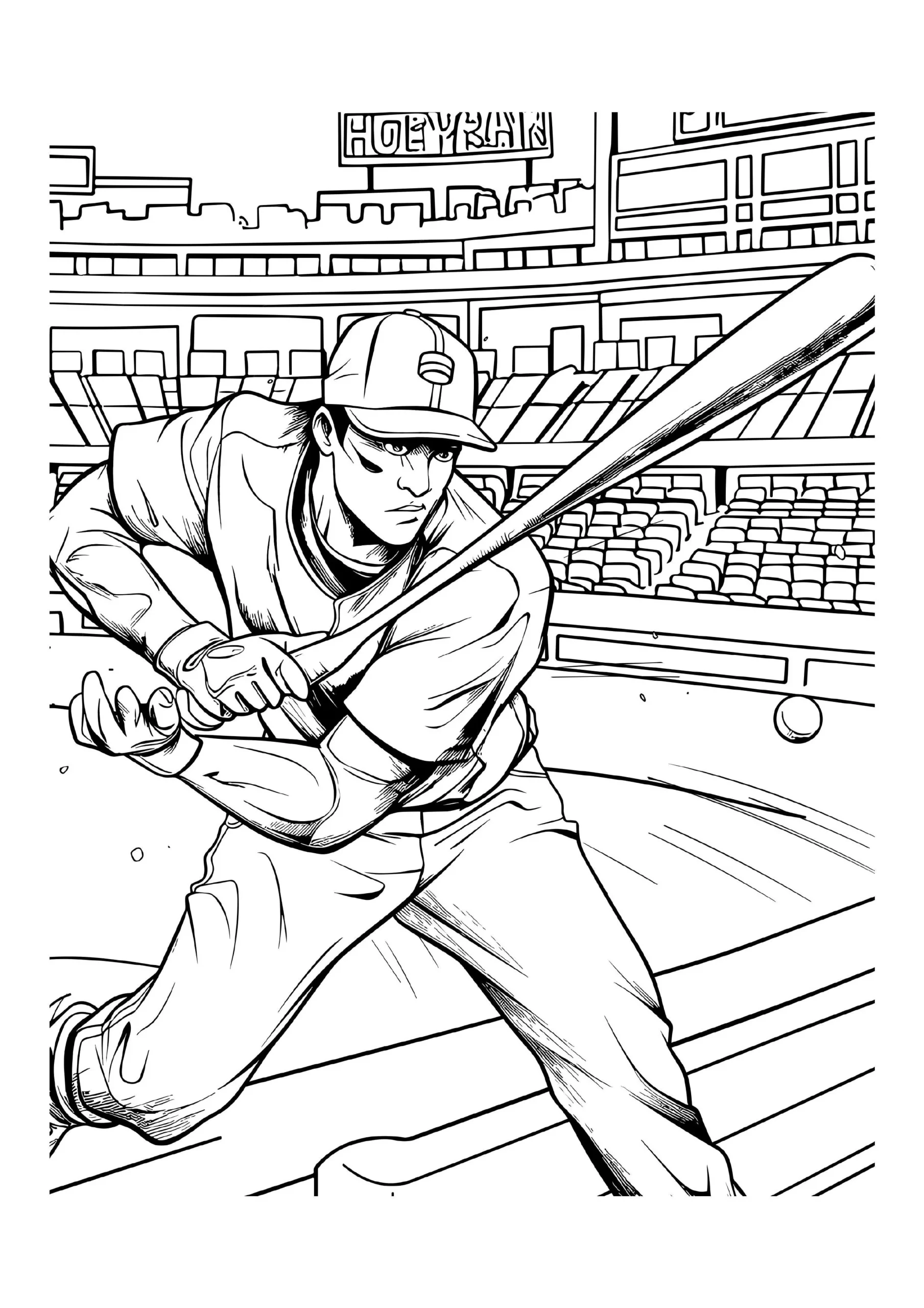 Baseball Coloring Pages