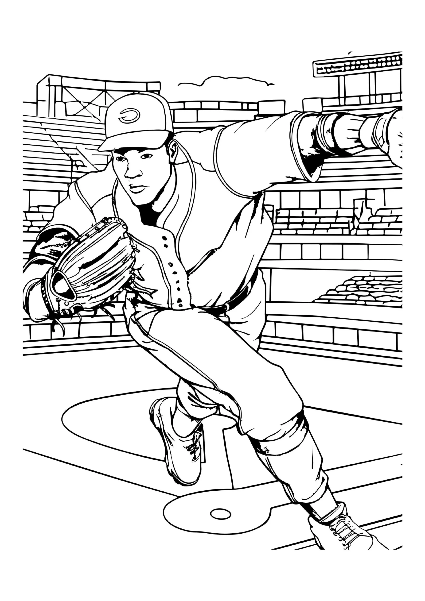 Baseball Coloring Pages