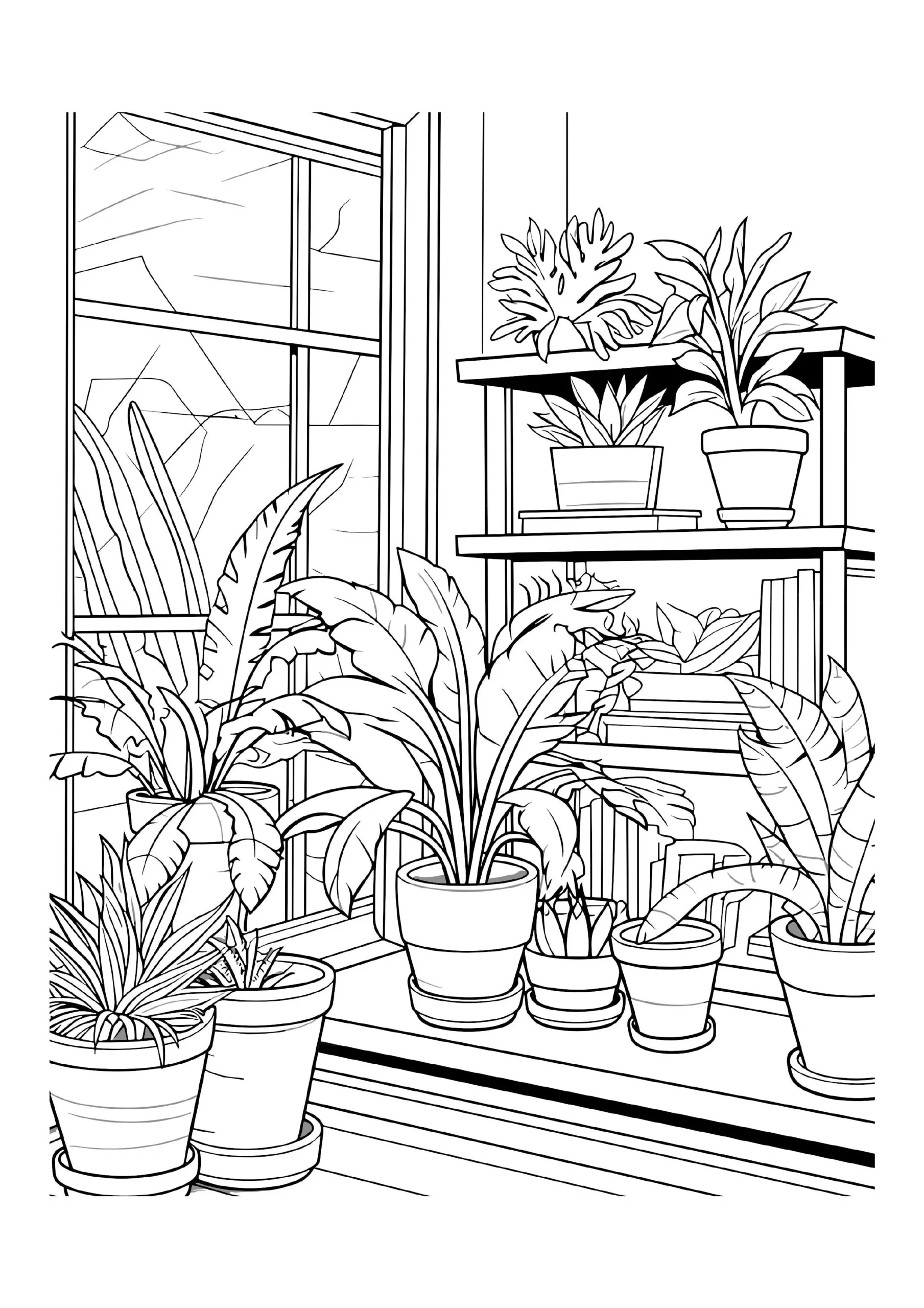 Indoor Plants By The Window