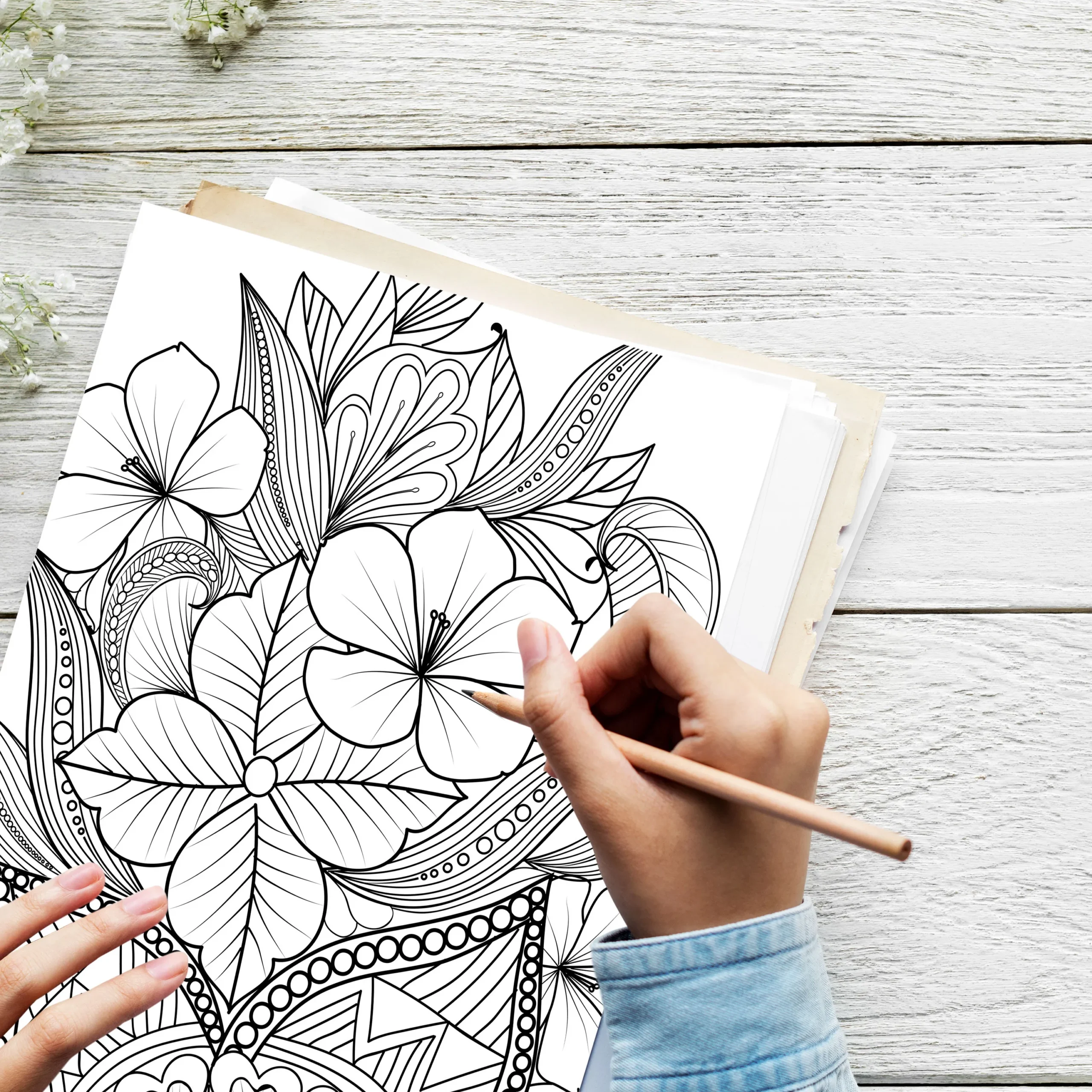 Boho Coloring Pages