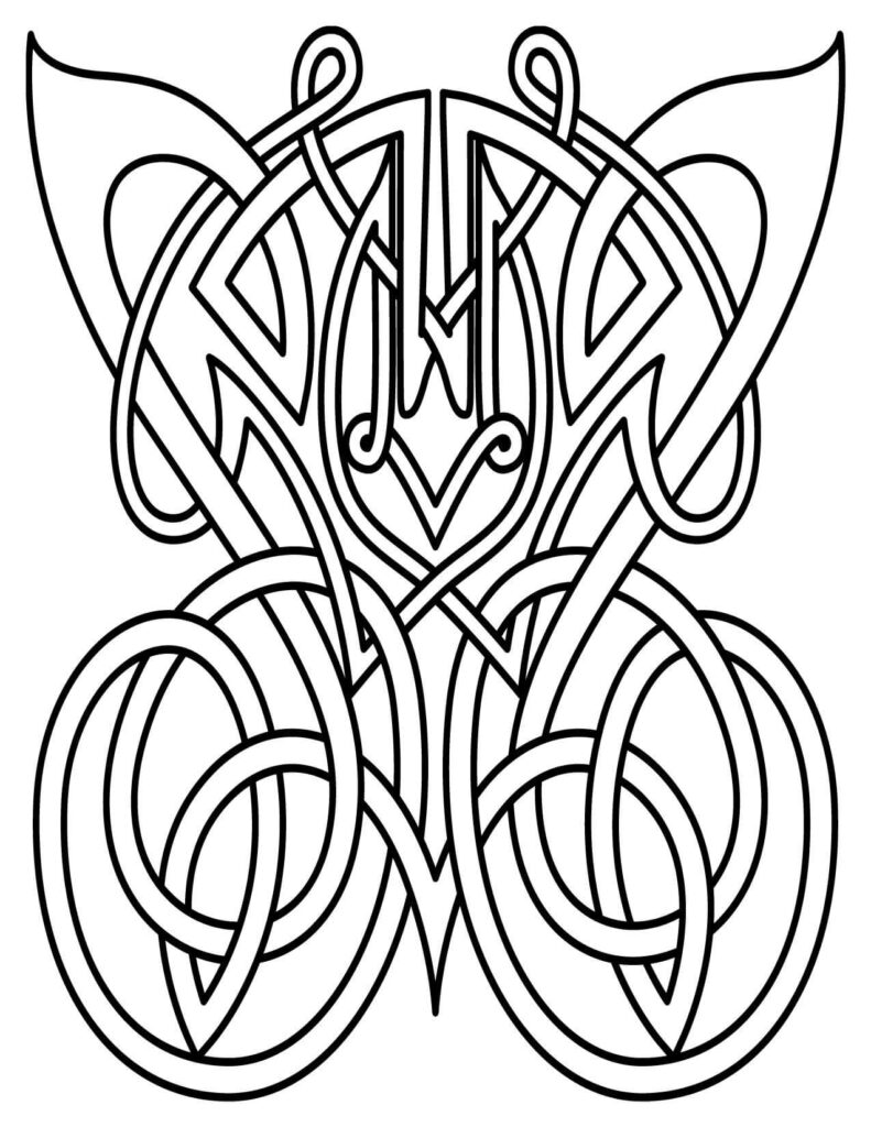 Charming Celtic Knotwork Design