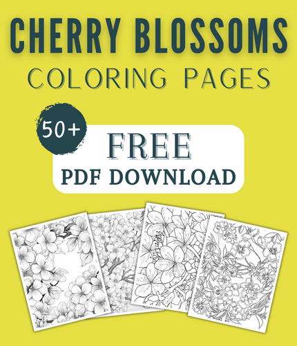 47 Blossoming Beauty – Serene Cherry Blossom Coloring Pages For All Ages (FREE DOWNLOAD)