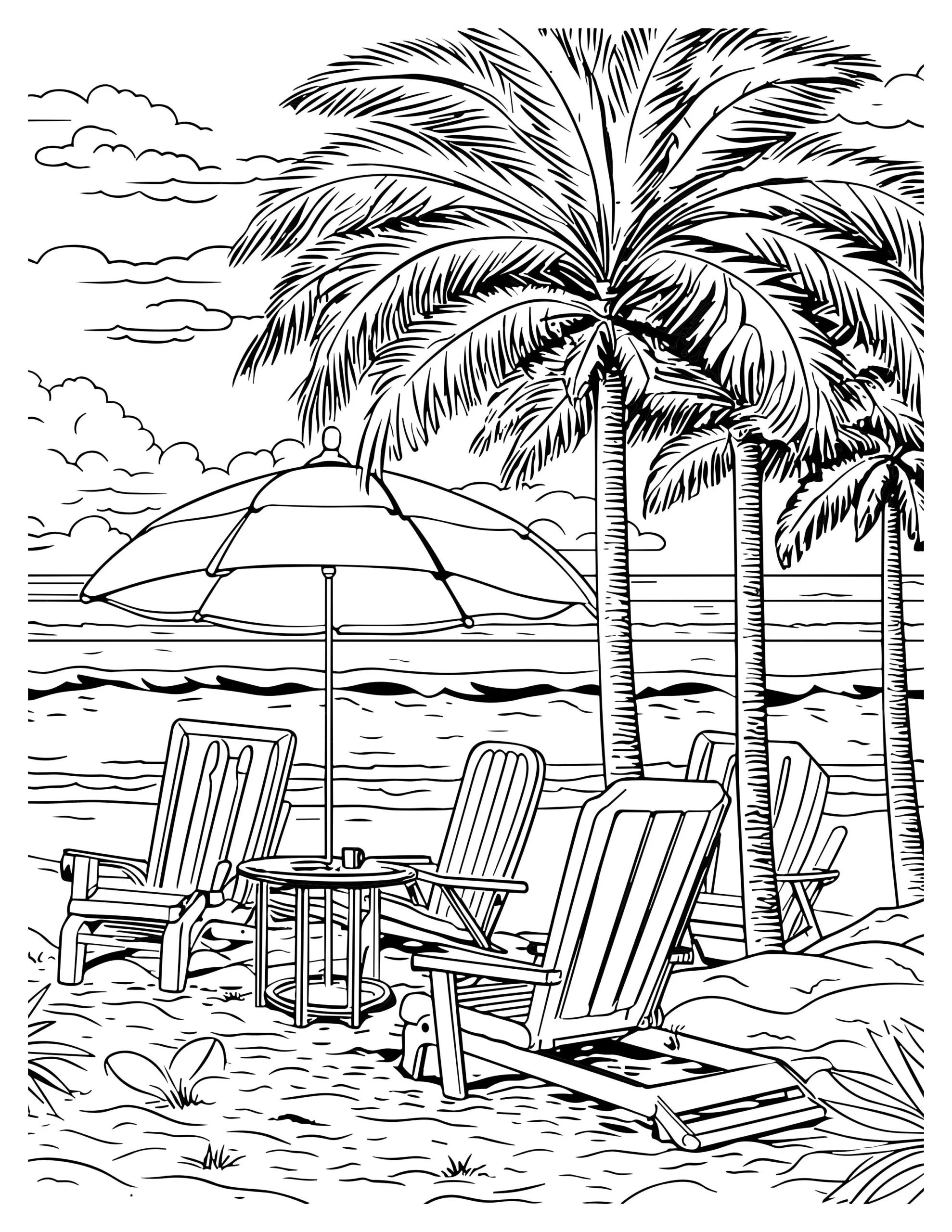 City Escape Coloring Page