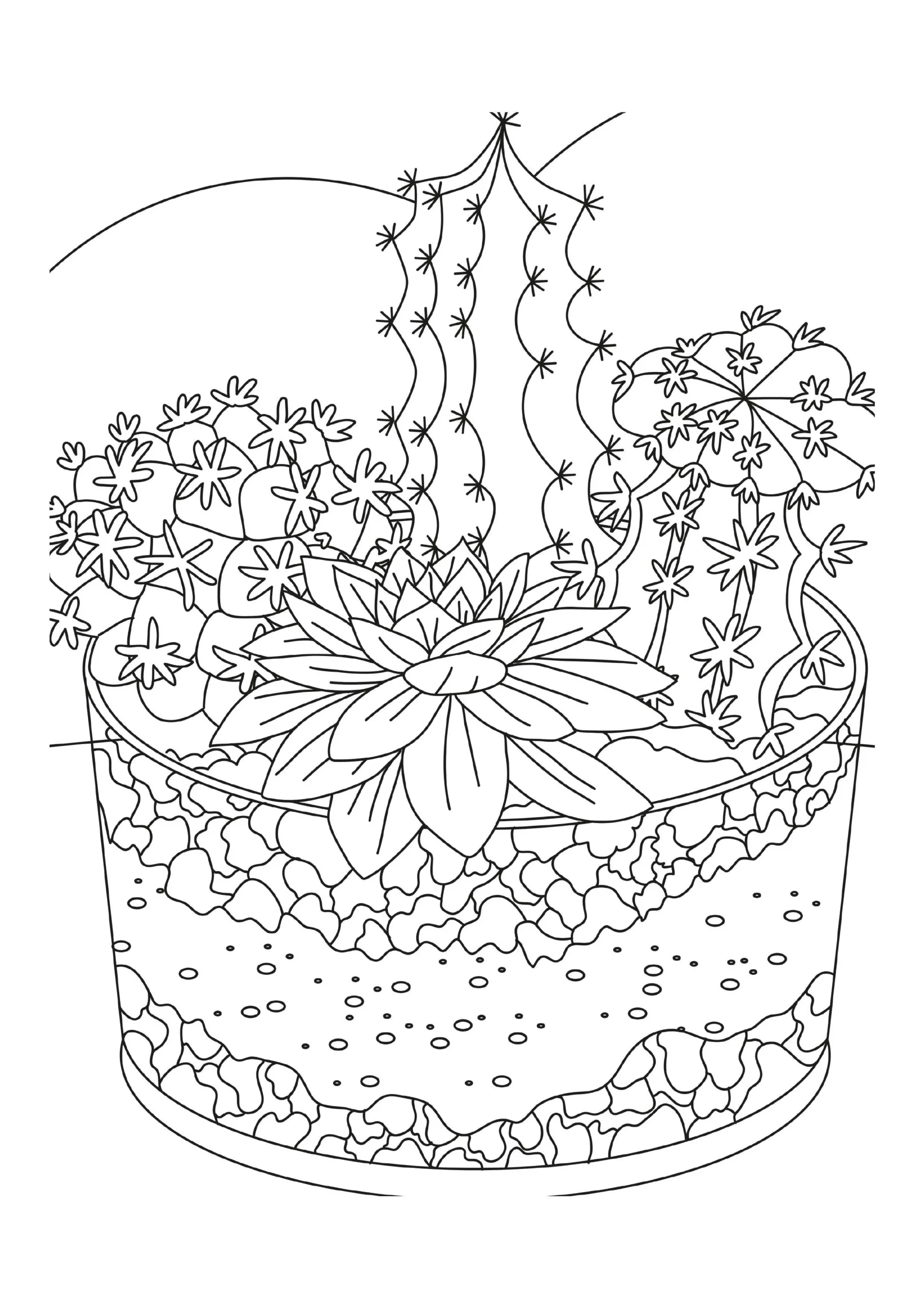 Decadent Cake Coloring Pages