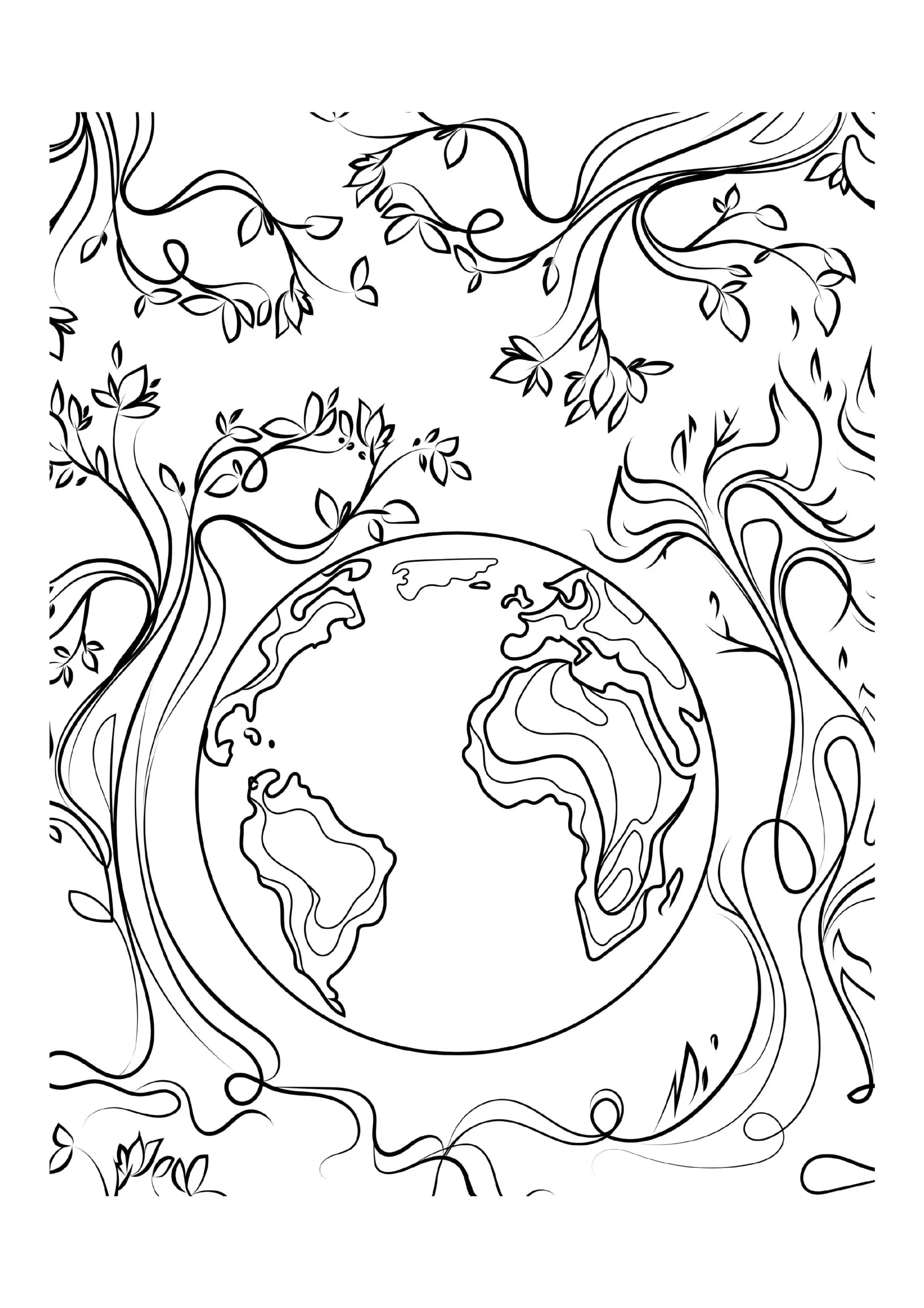 Earth Day Coloring Pages