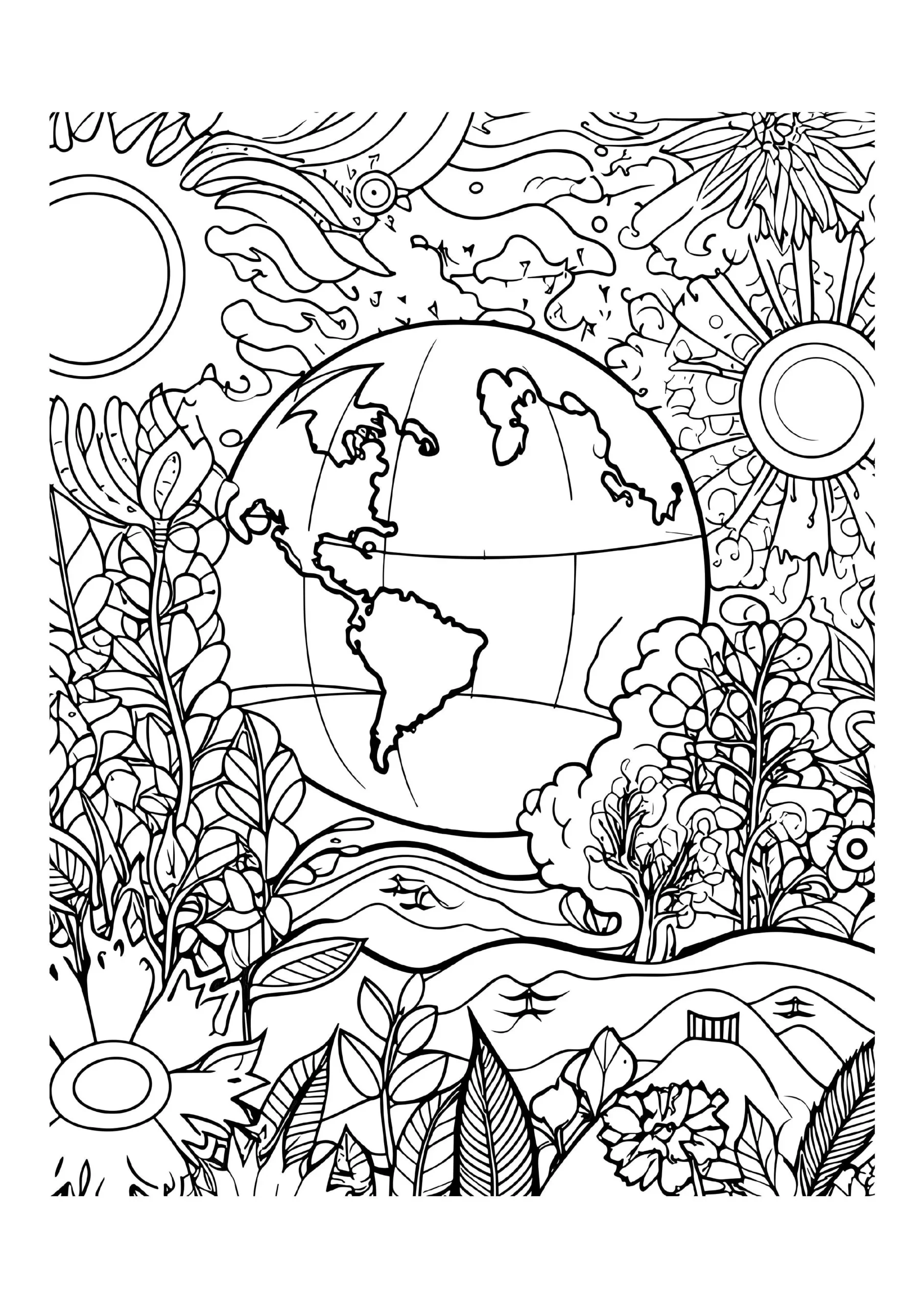 Earth Day Coloring Pages