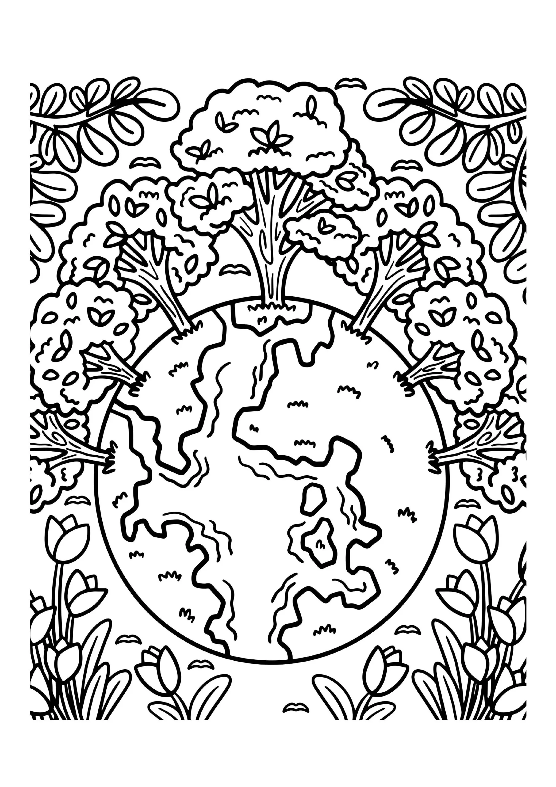 Earth Day Coloring Pages