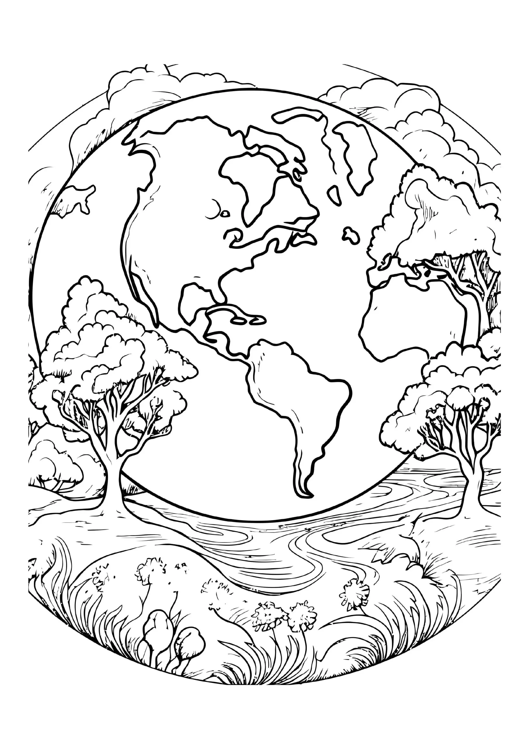 Earth Day Coloring Pages