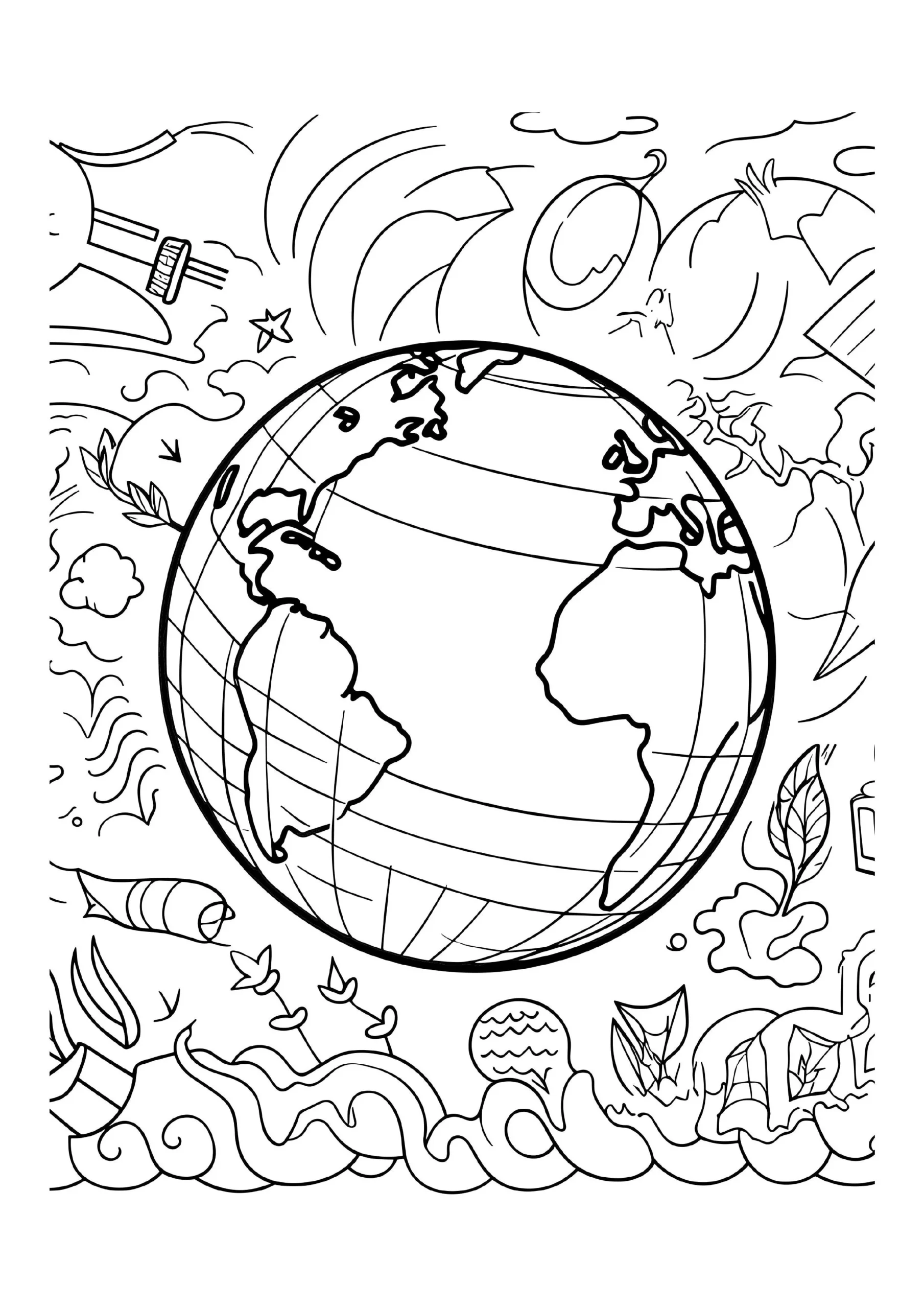 Earth Day Coloring Pages