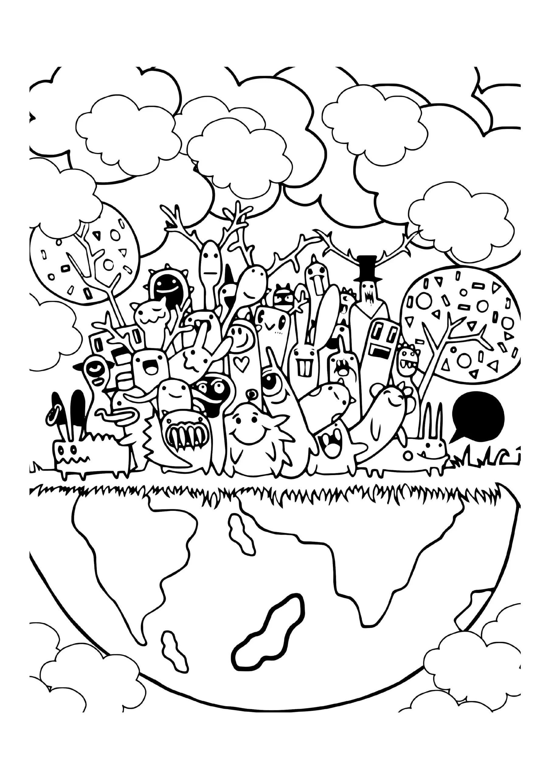 Earth Day Coloring Pages