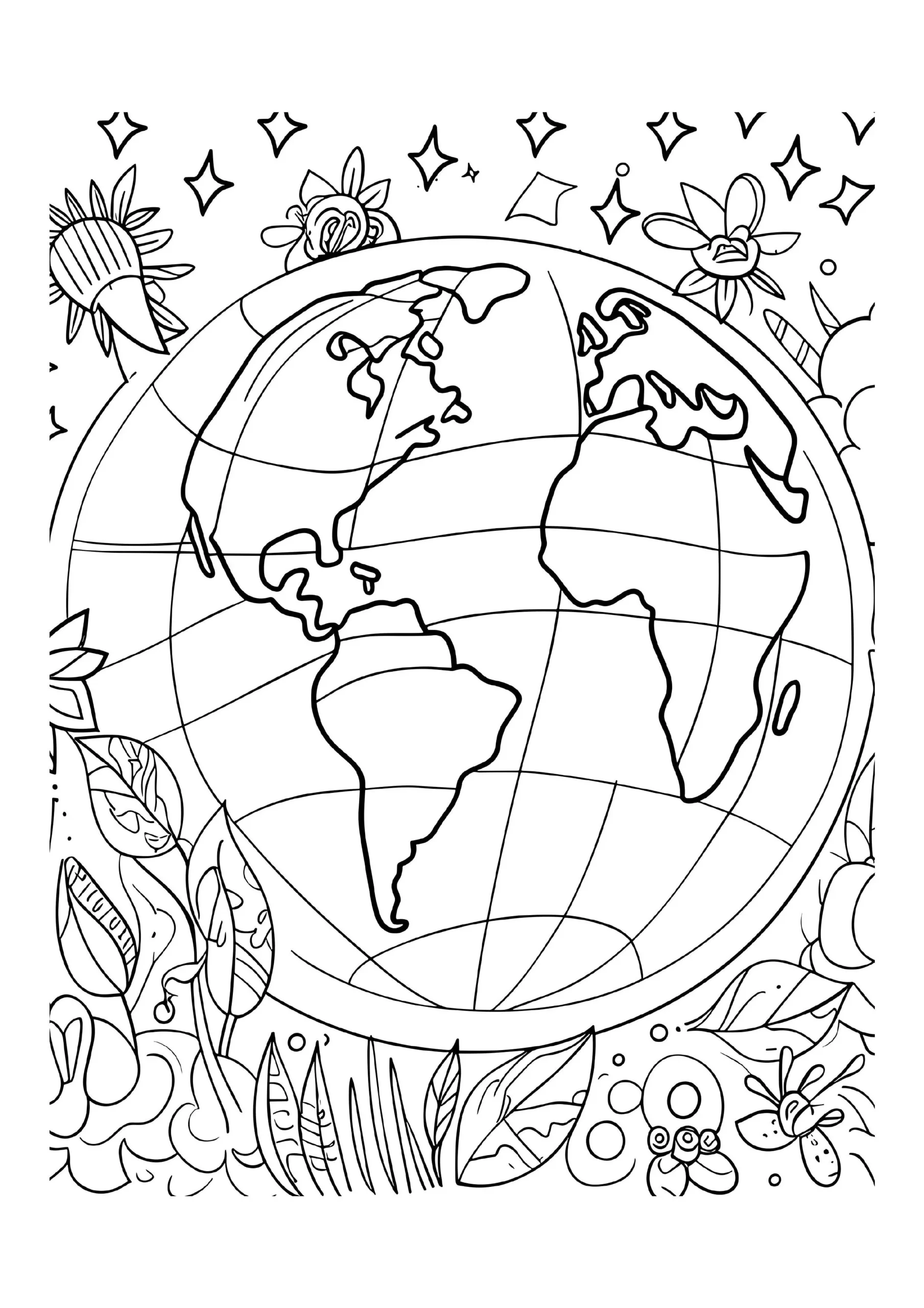 Earth Day Coloring Pages