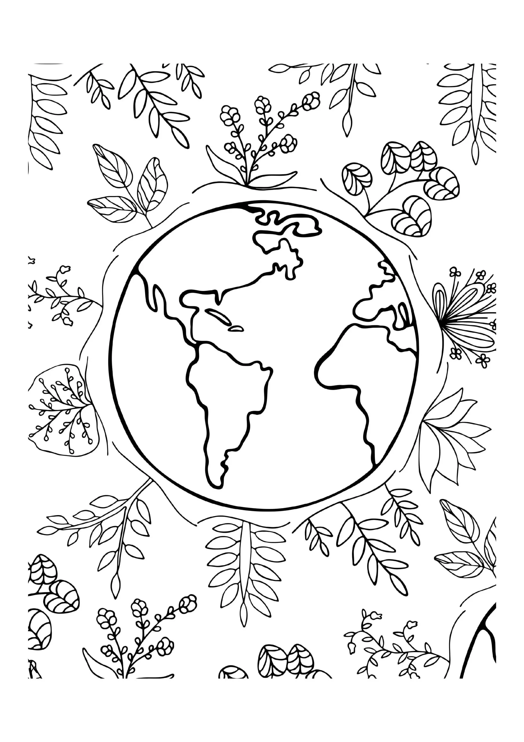 Earth Day Coloring Pages