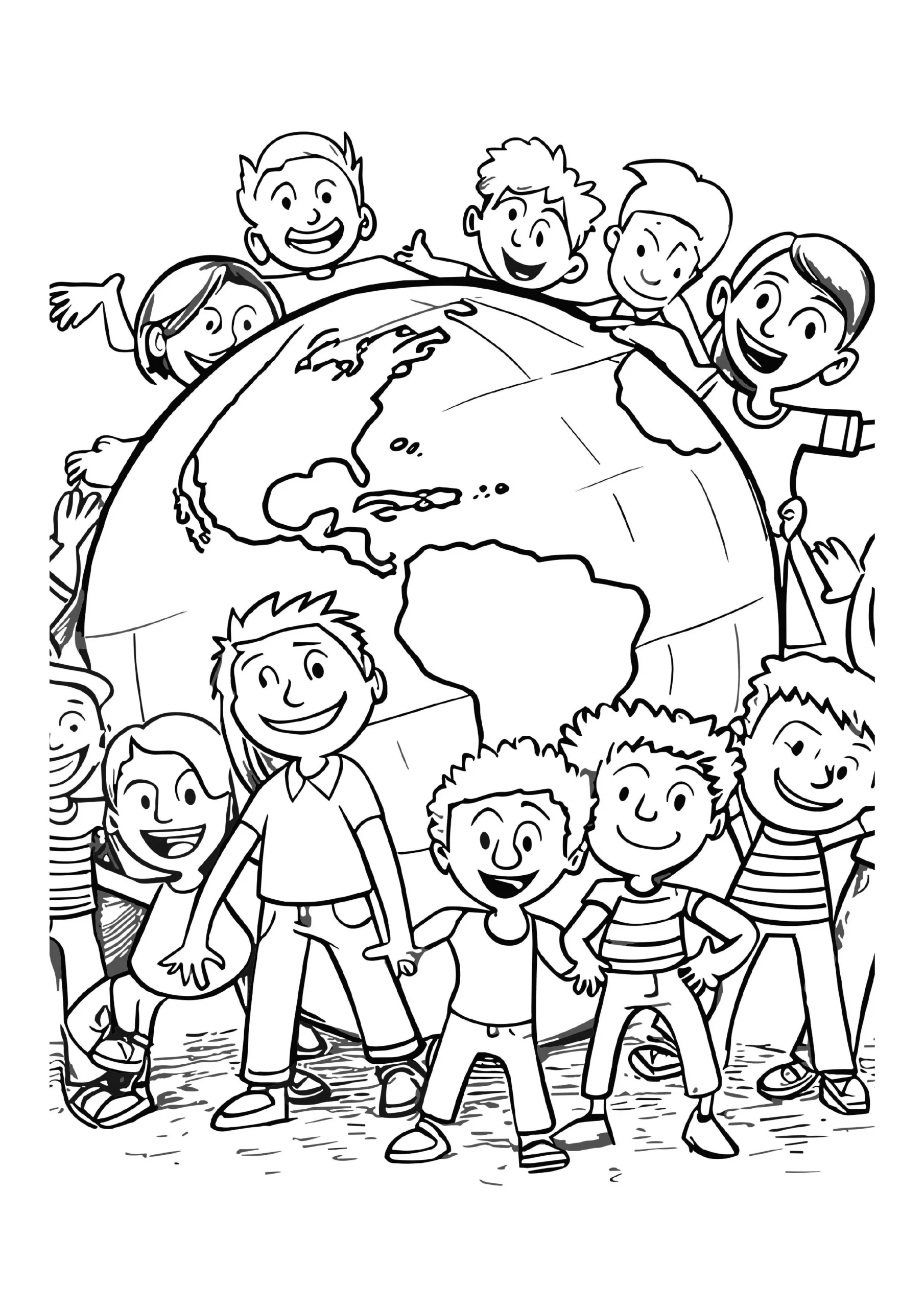 Children Celebrating Earth Day