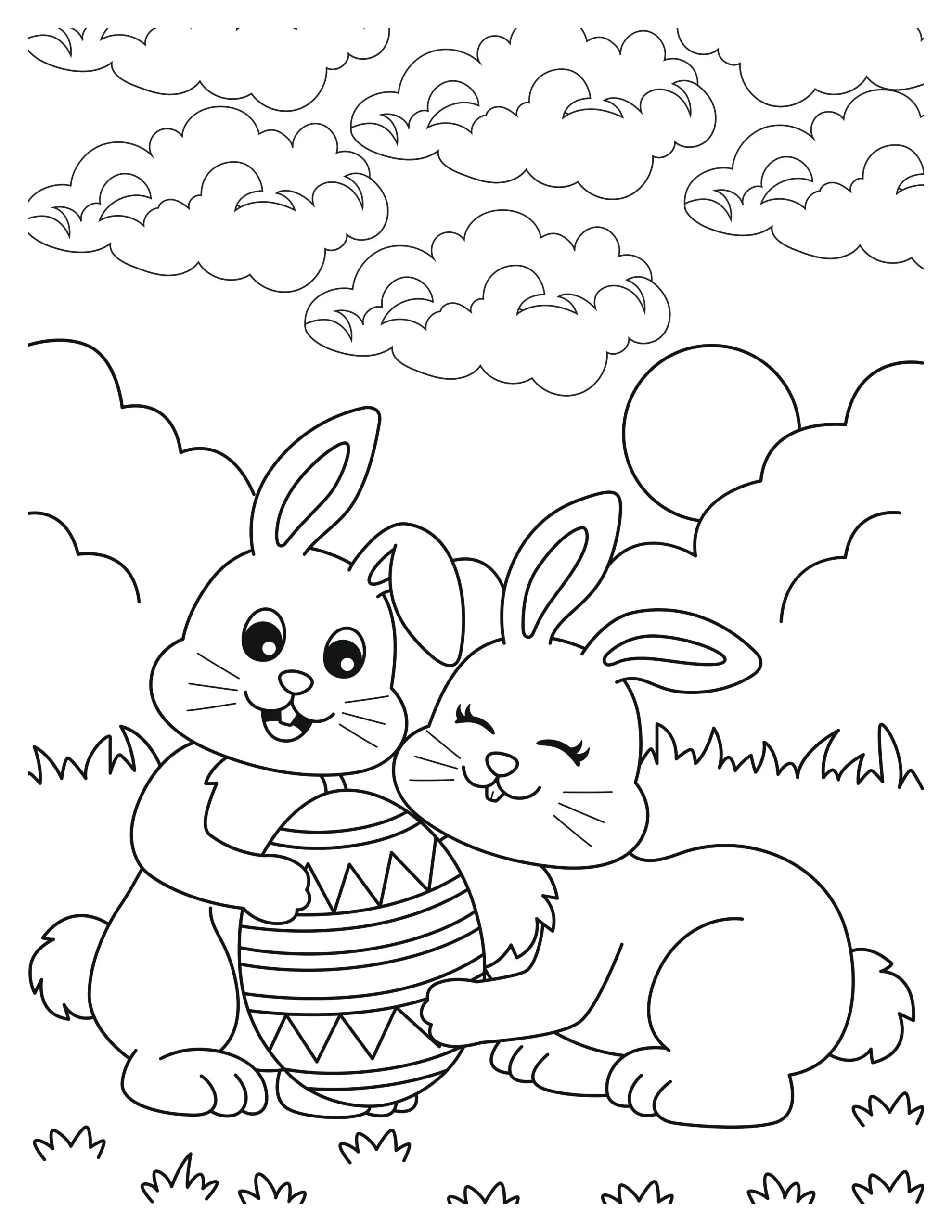 Bunny Buddies with Easter Egg