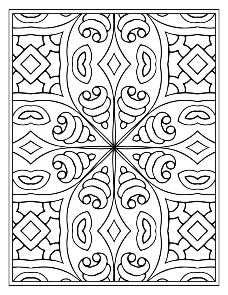 Easter Eggs Celtic knotwork mandala coloring pages