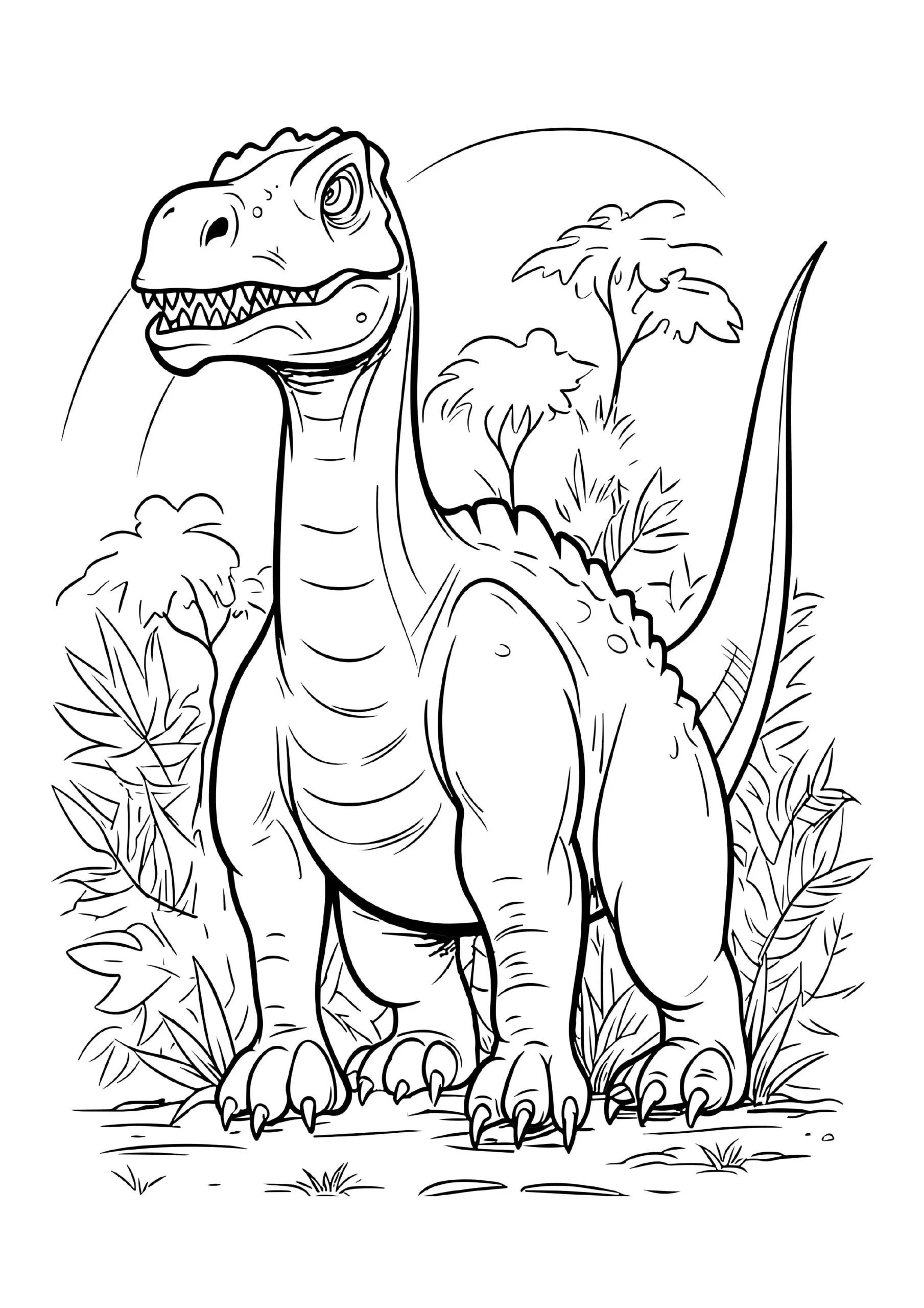 Fascinating Dinosaur Coloring Pages