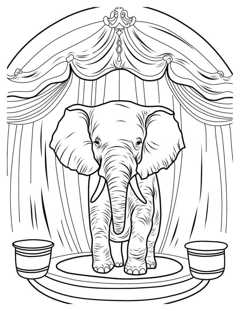 Elephant coloring Patterns