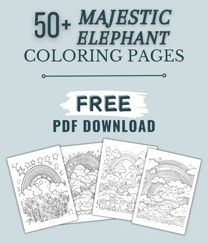 47 Majestic Elephant Coloring Pages For Kids & Adults (FREE DOWNLOAD)