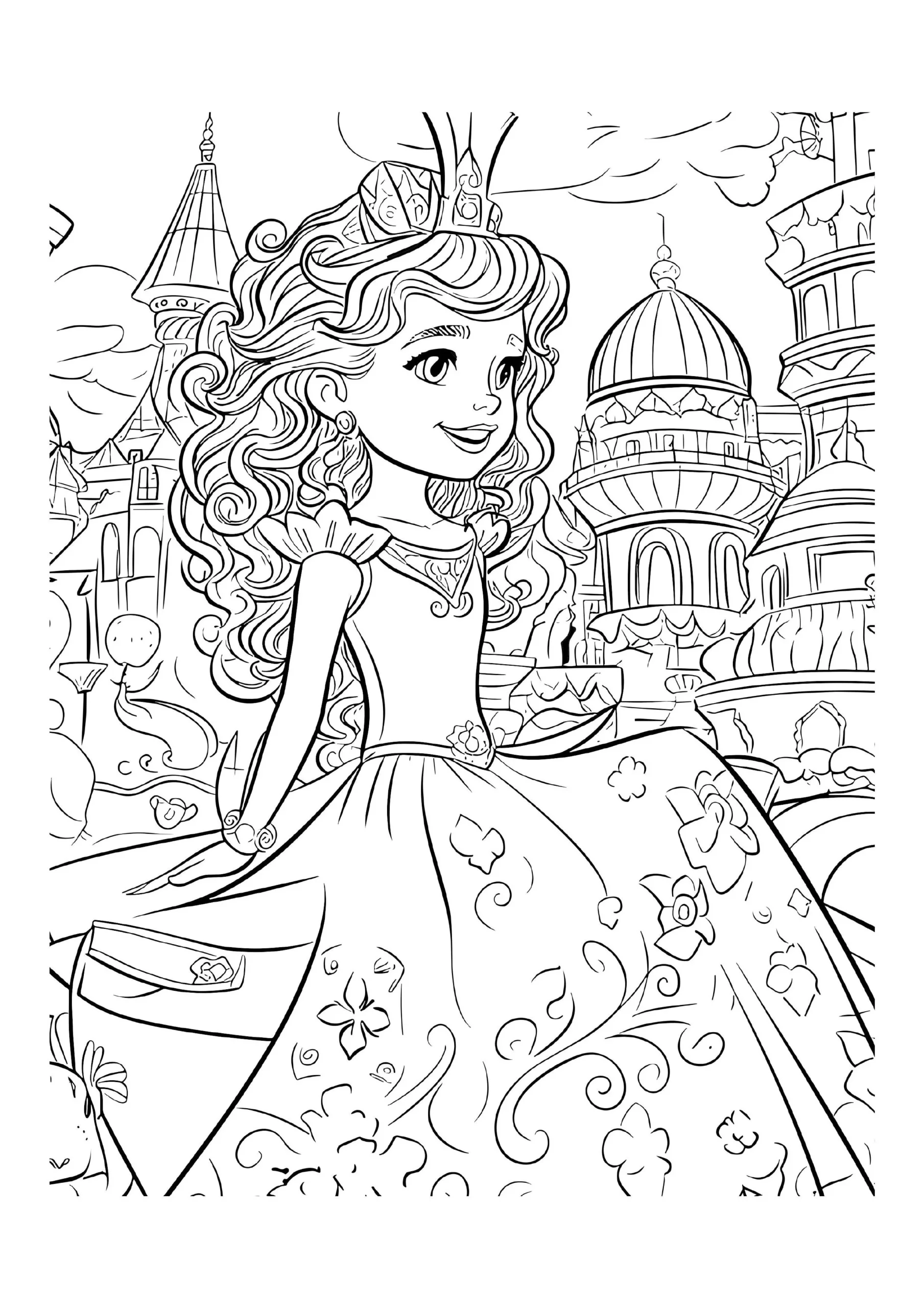 Princess Coloring Pages