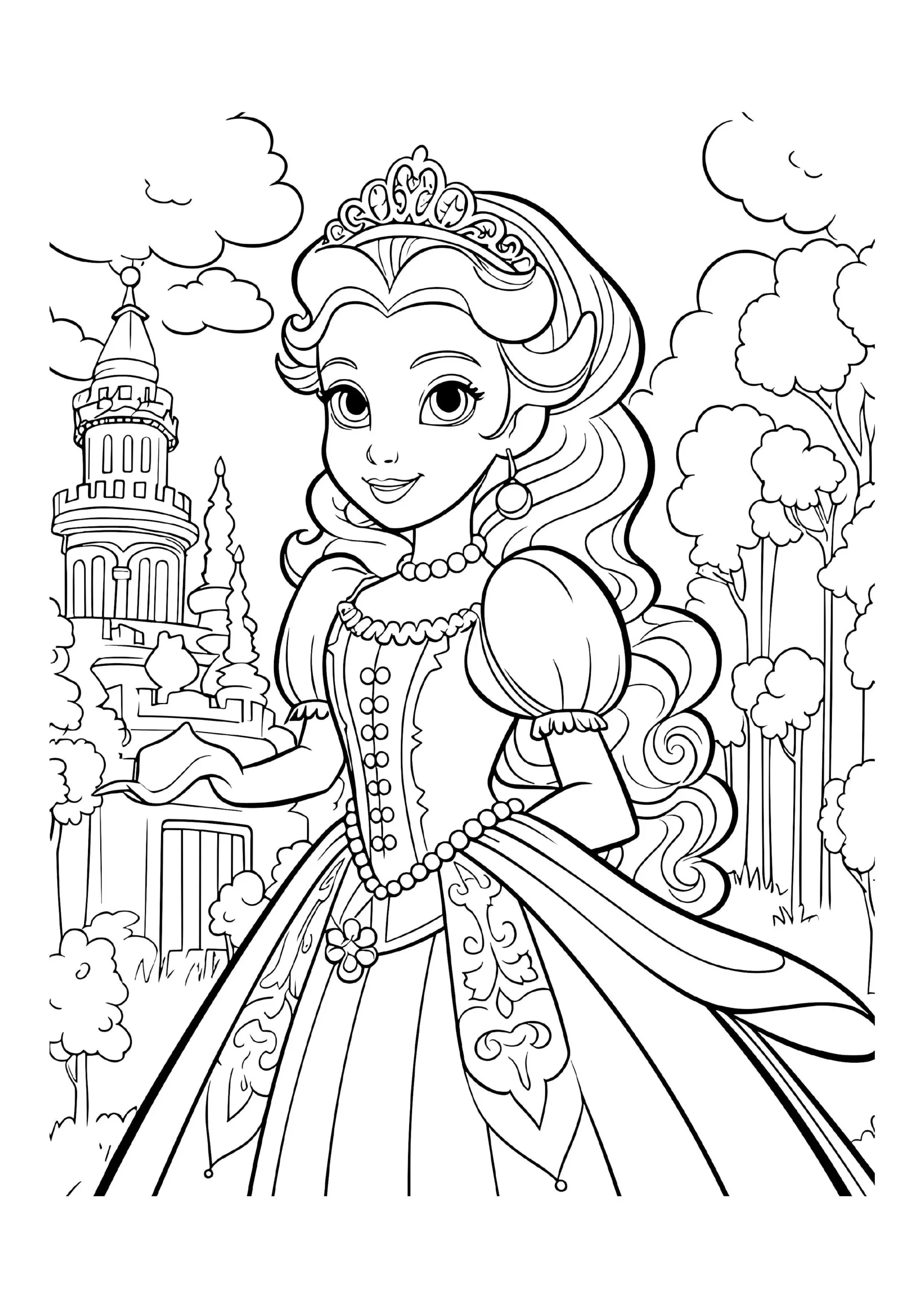 Princess Coloring Pages