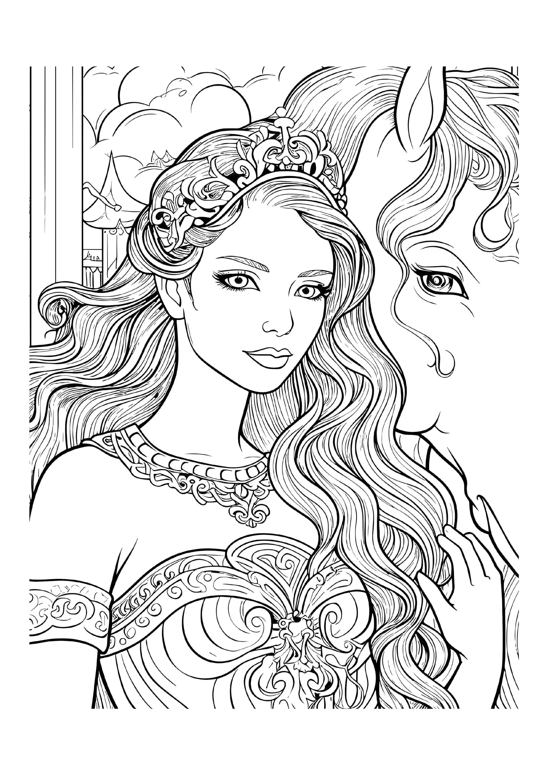 Princess Coloring Pages